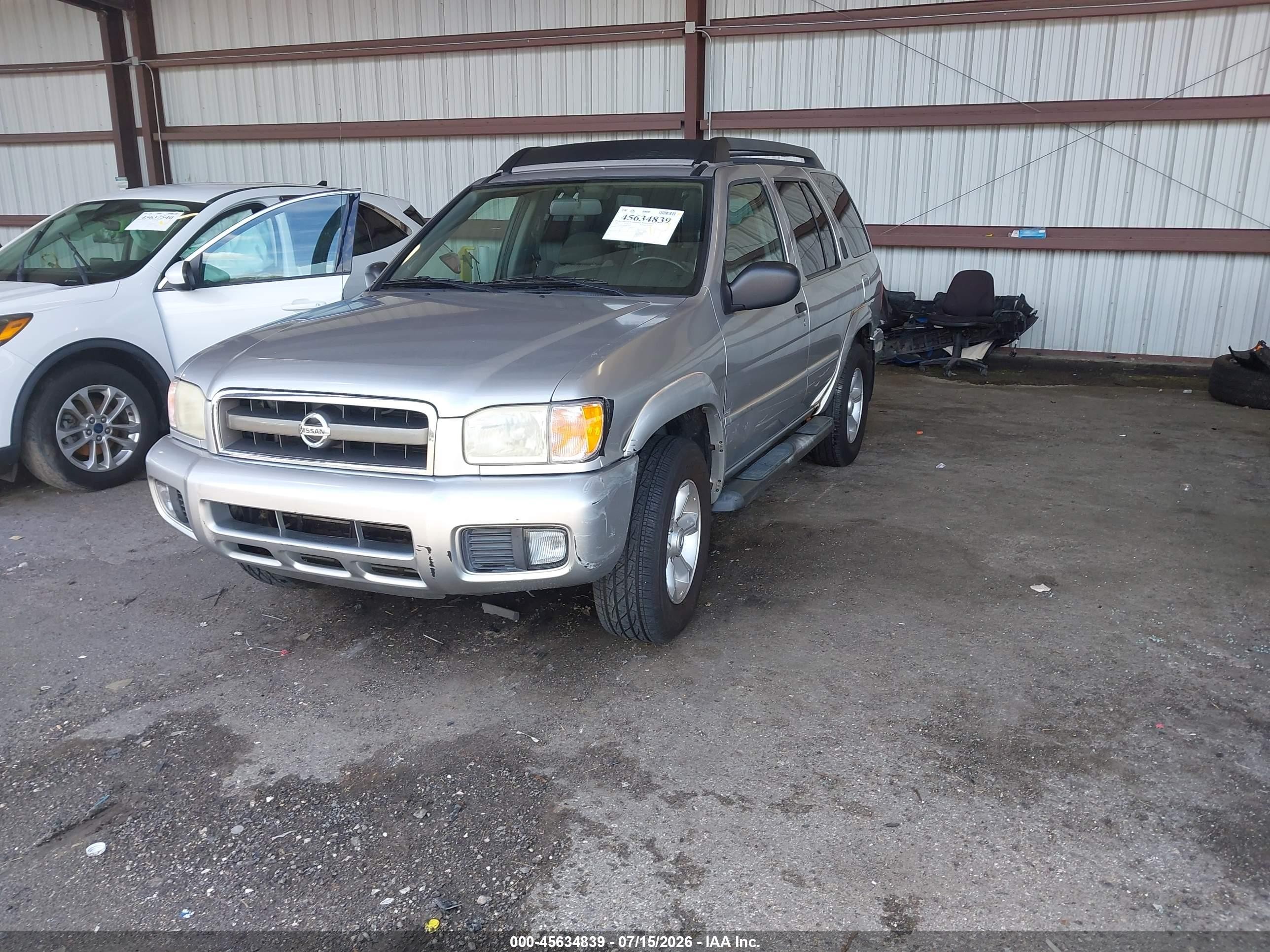 2003 Nissan Pathfinder Se Silver vin: JN8DR09Y03W825610