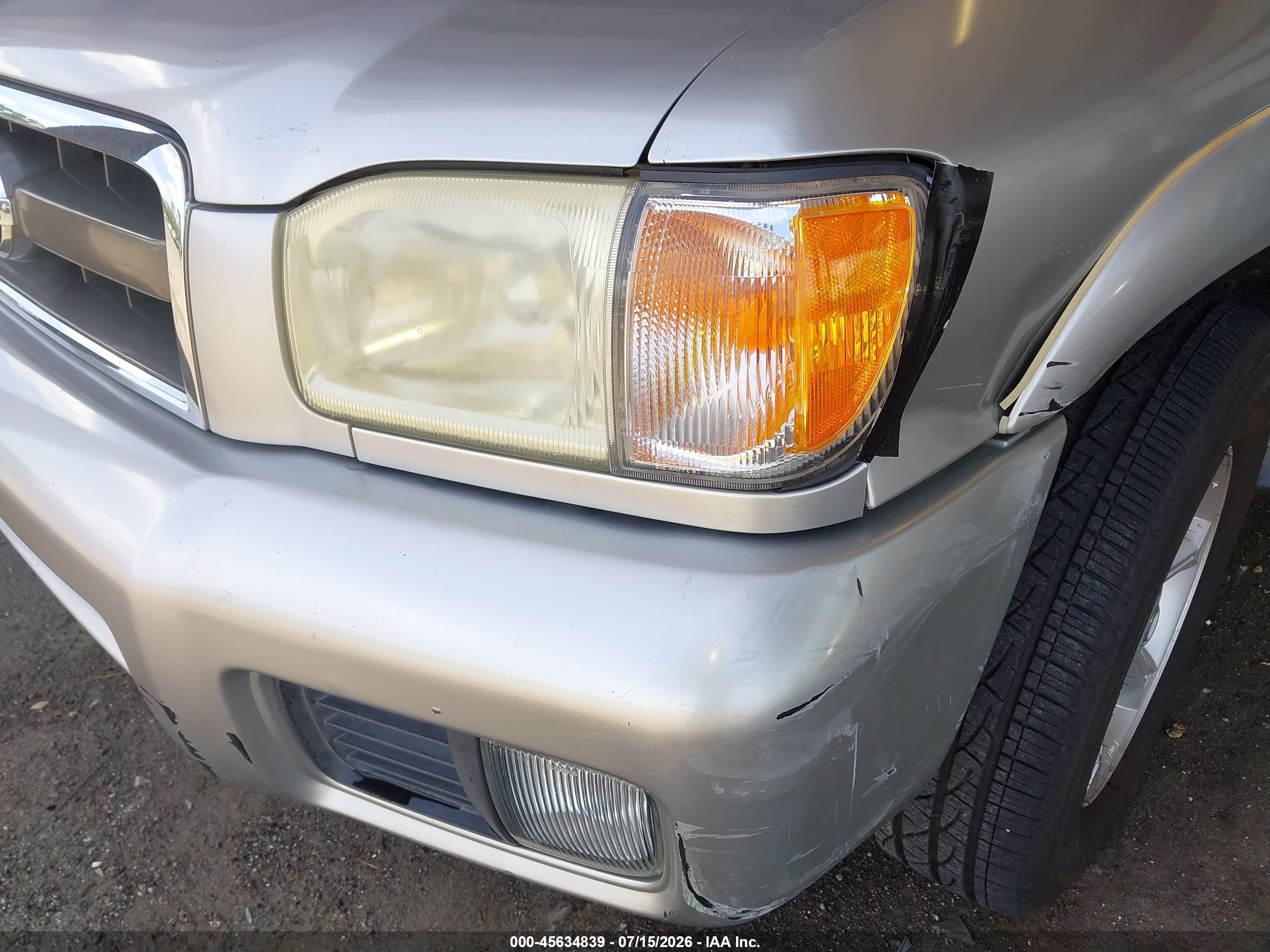2003 Nissan Pathfinder Se Silver vin: JN8DR09Y03W825610