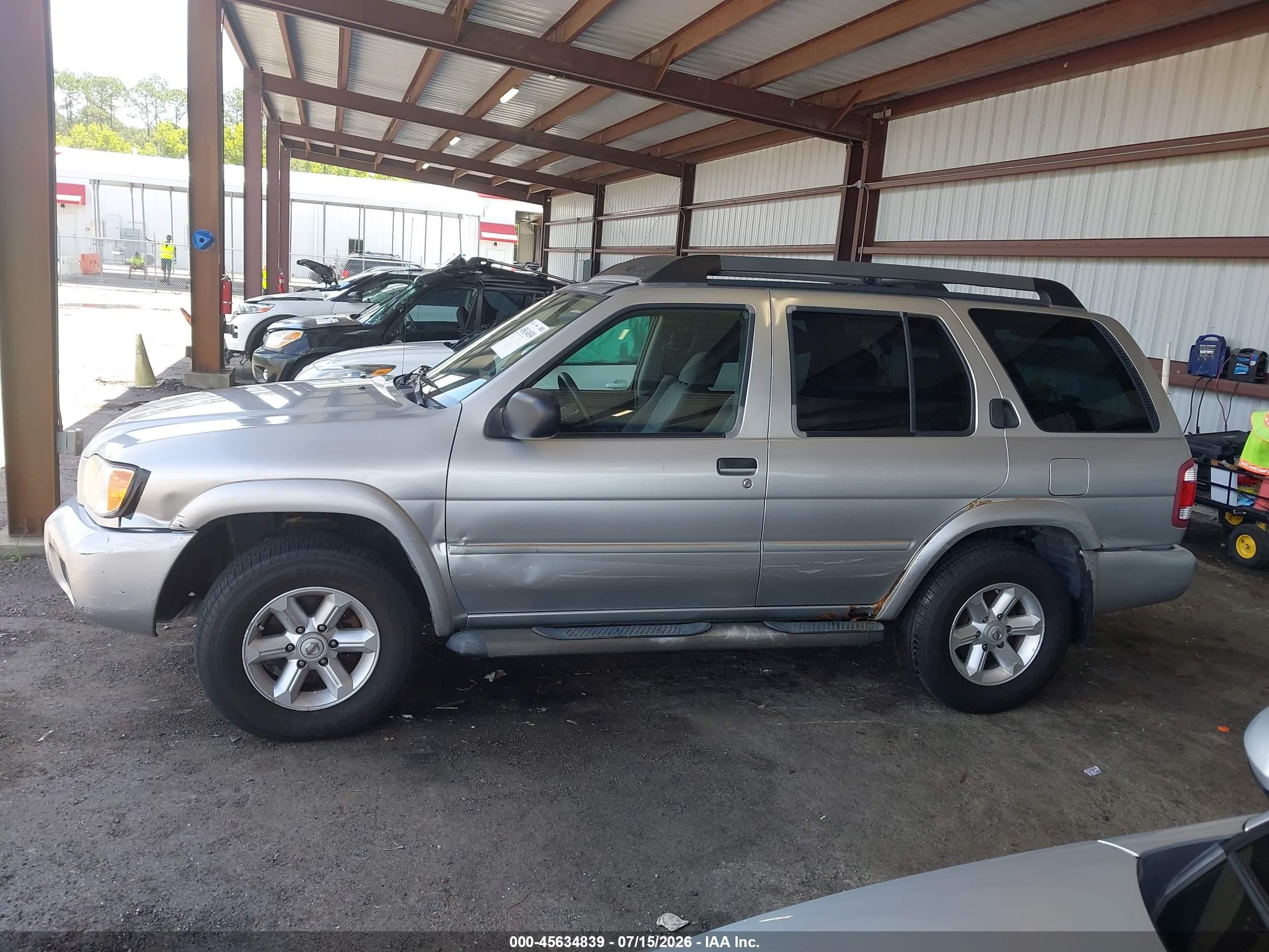 2003 Nissan Pathfinder Se Silver vin: JN8DR09Y03W825610