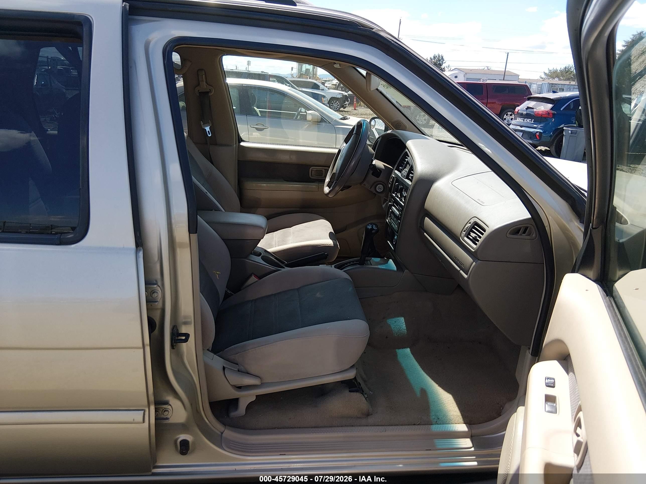 2001 Nissan Pathfinder Se Gold vin: JN8DR09Y11W570267