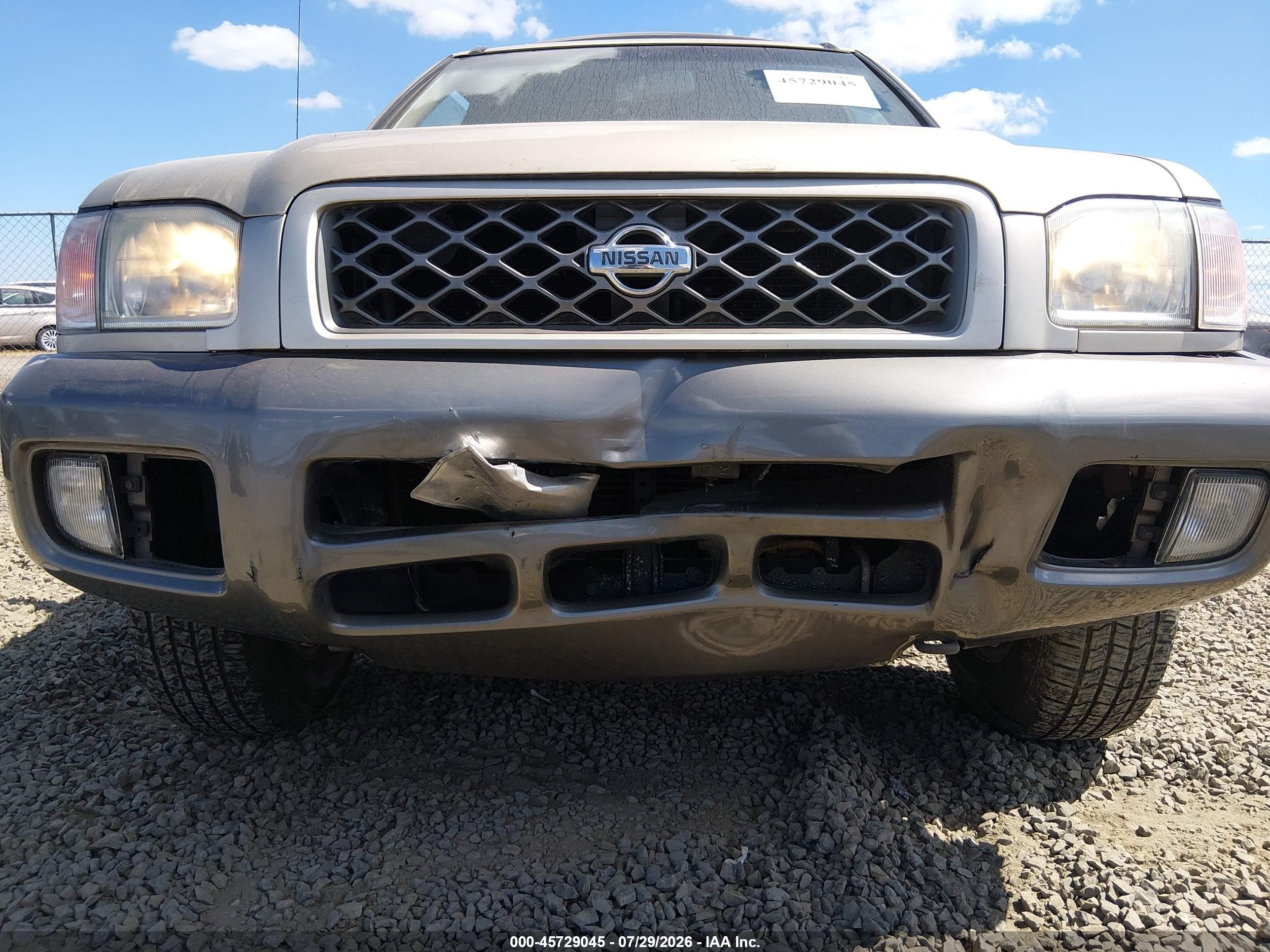 2001 Nissan Pathfinder Se Gold vin: JN8DR09Y11W570267