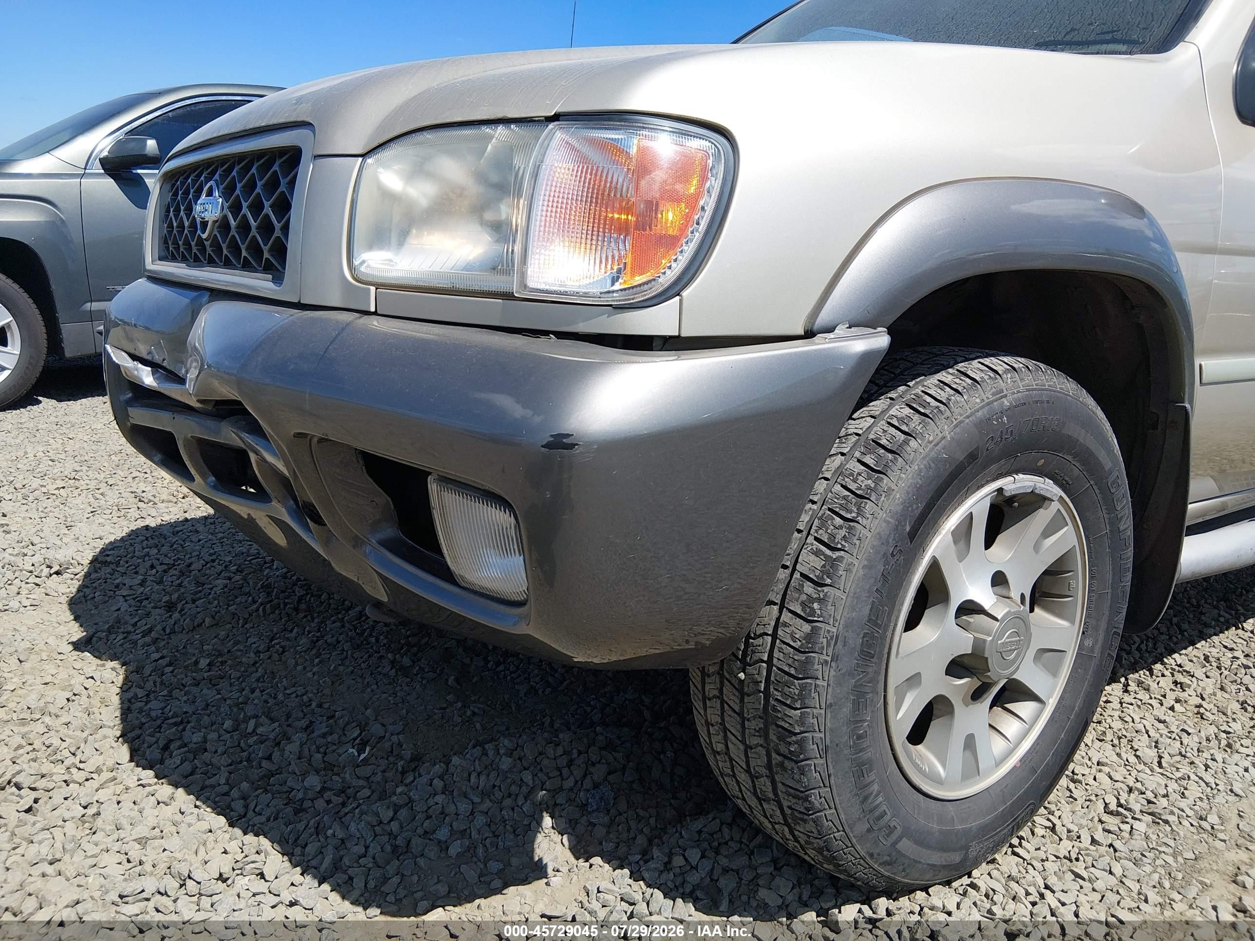 2001 Nissan Pathfinder Se Gold vin: JN8DR09Y11W570267