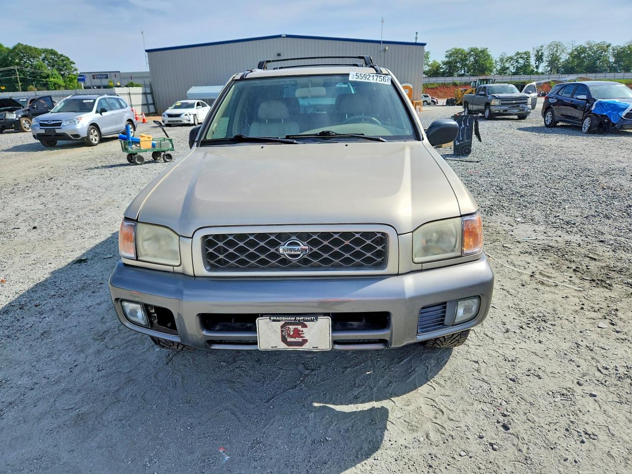 2001 Nissan Pathfinder Gold vin: JN8DR09Y11W573654