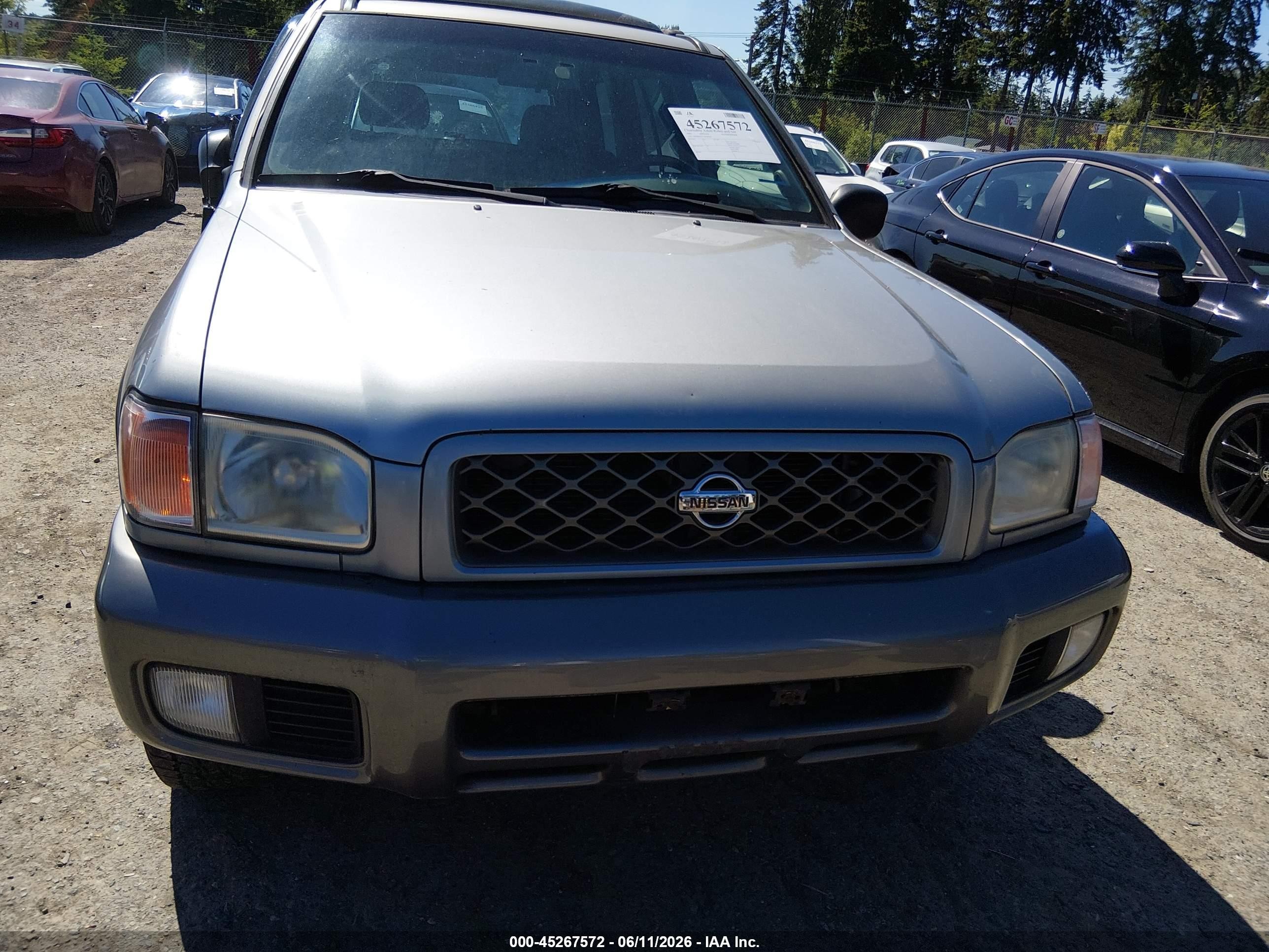 2001 Nissan Pathfinder Se Blue vin: JN8DR09Y11W584024