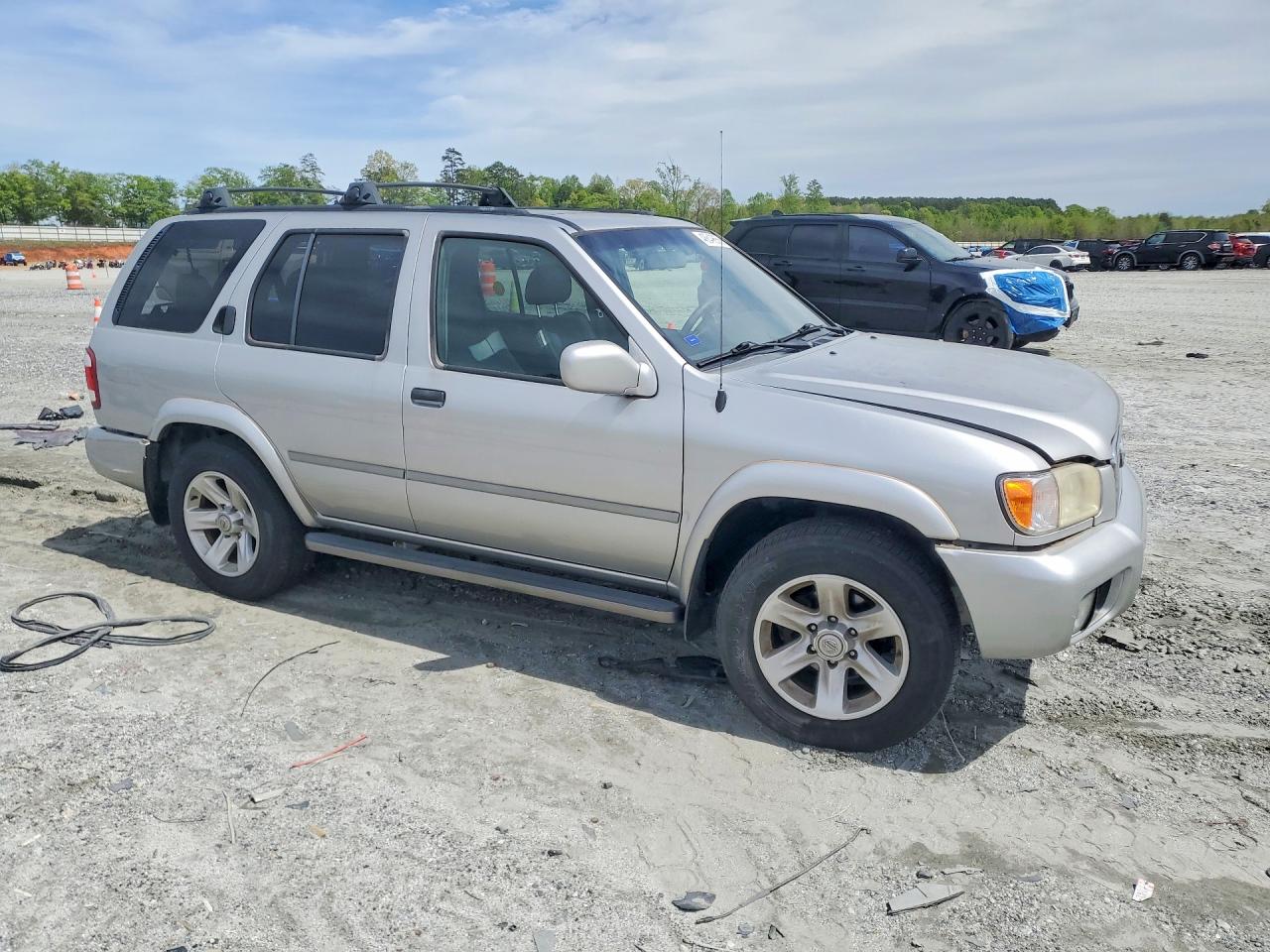 2003 Nissan Pathfinder Se Silver vin: JN8DR09Y13W808833