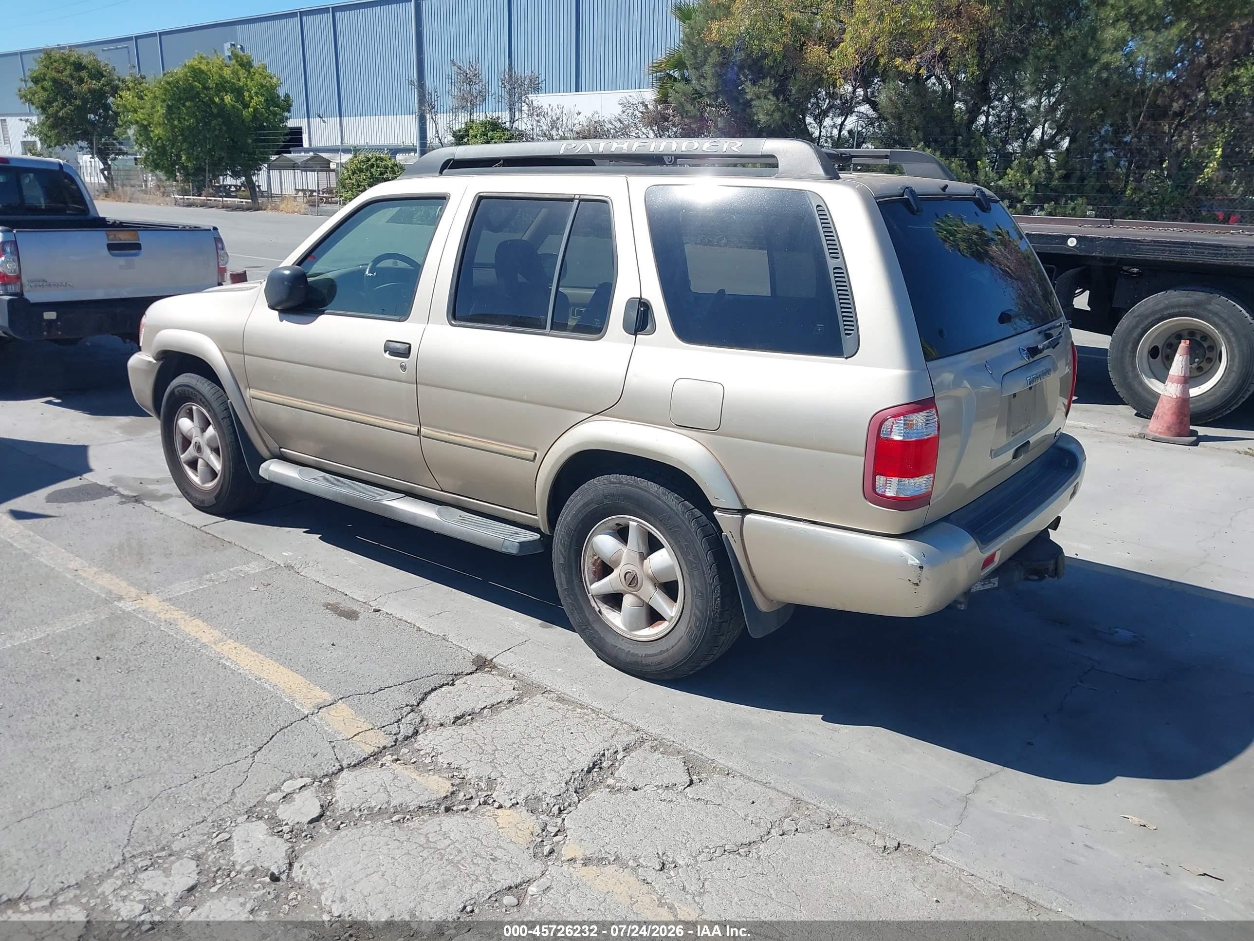 2002 Nissan Pathfinder Se Gold vin: JN8DR09Y22W707220