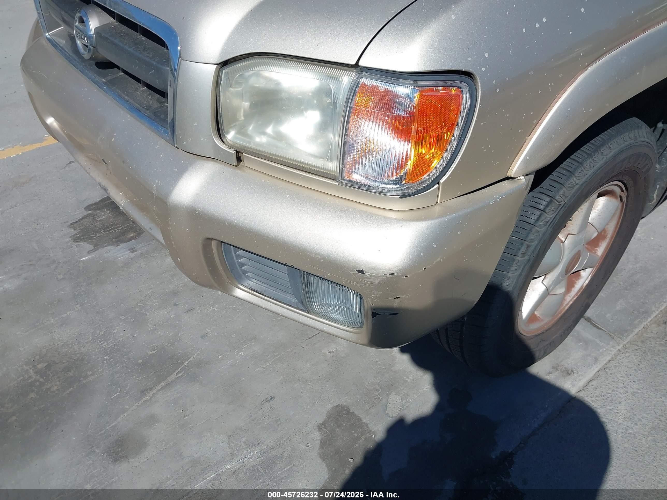 2002 Nissan Pathfinder Se Gold vin: JN8DR09Y22W707220