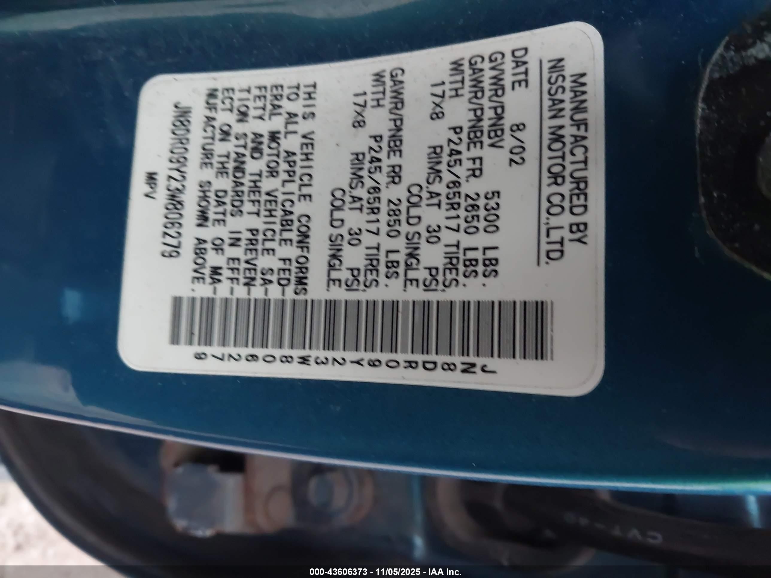 Price & History 2003 Nissan Pathfinder Le 3.5l V-6 Dohc, Vvt