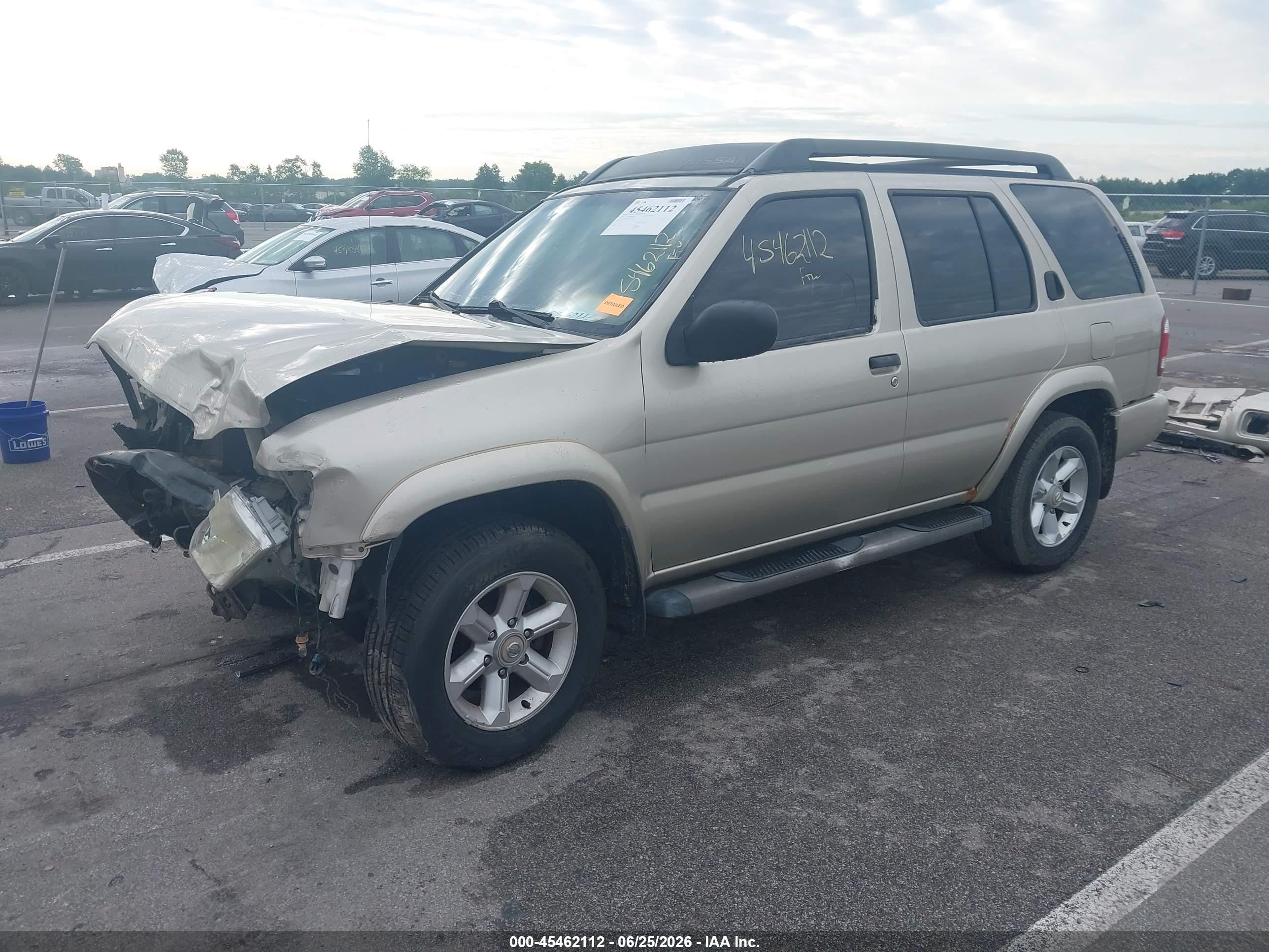2003 Nissan Pathfinder Se Желто-коричневый vin: JN8DR09Y23W814740