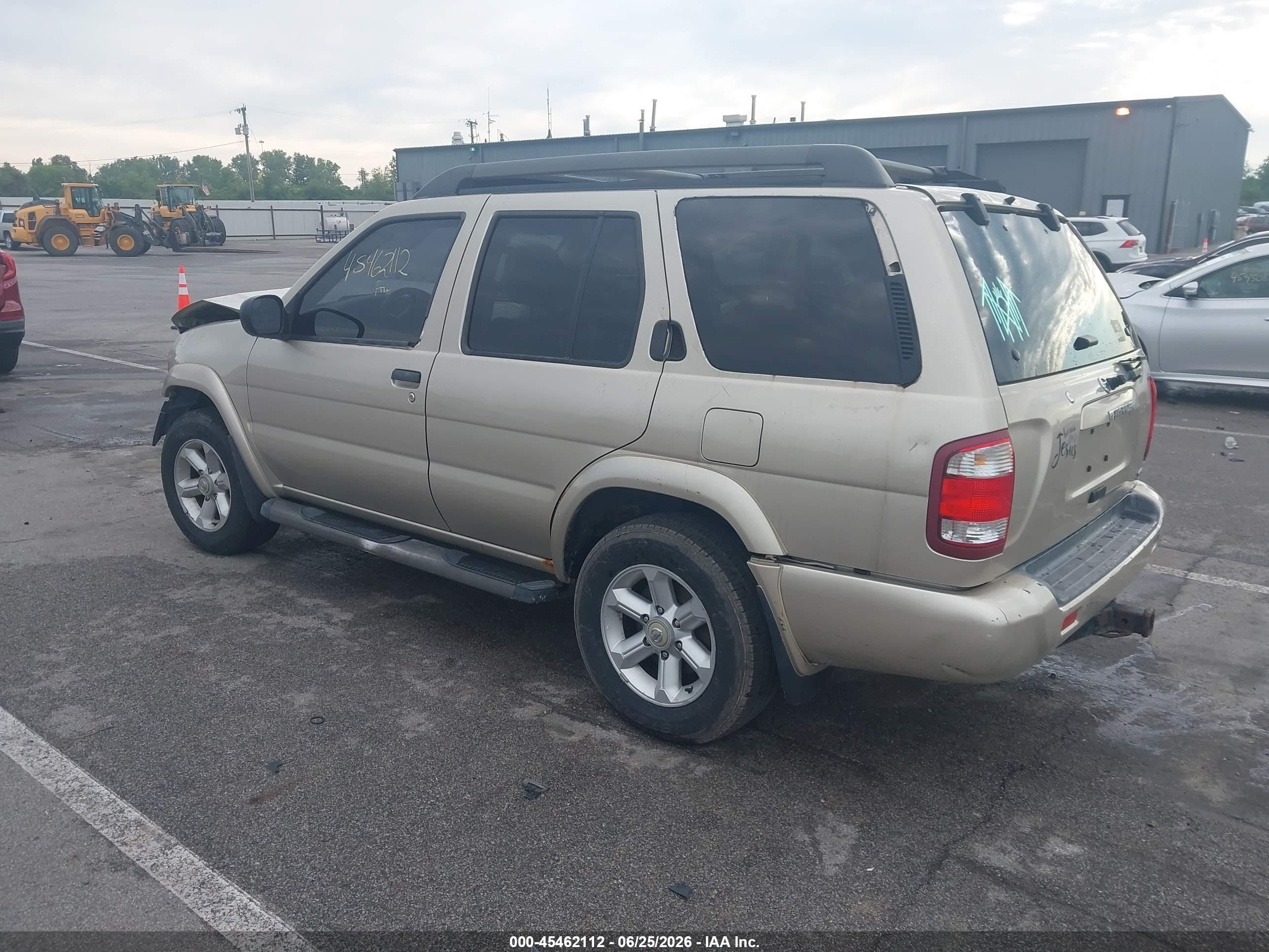 2003 Nissan Pathfinder Se Желто-коричневый vin: JN8DR09Y23W814740