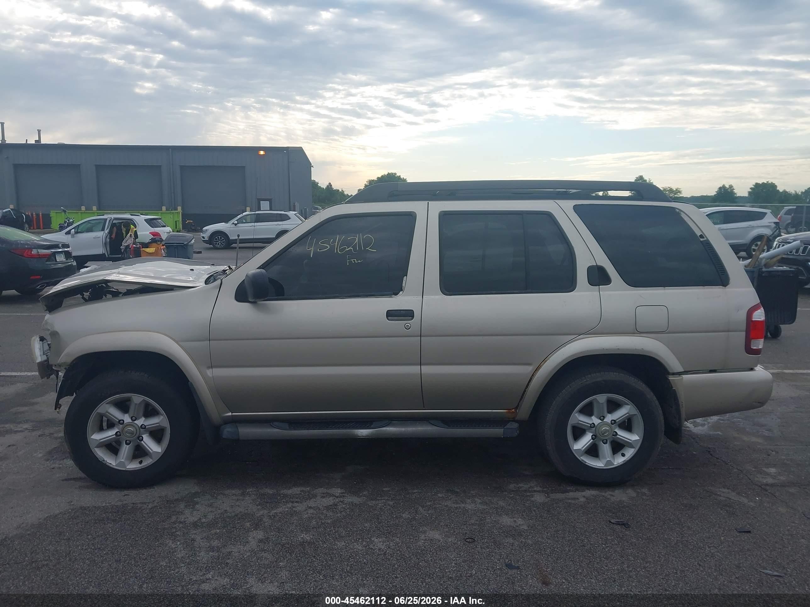 2003 Nissan Pathfinder Se Желто-коричневый vin: JN8DR09Y23W814740