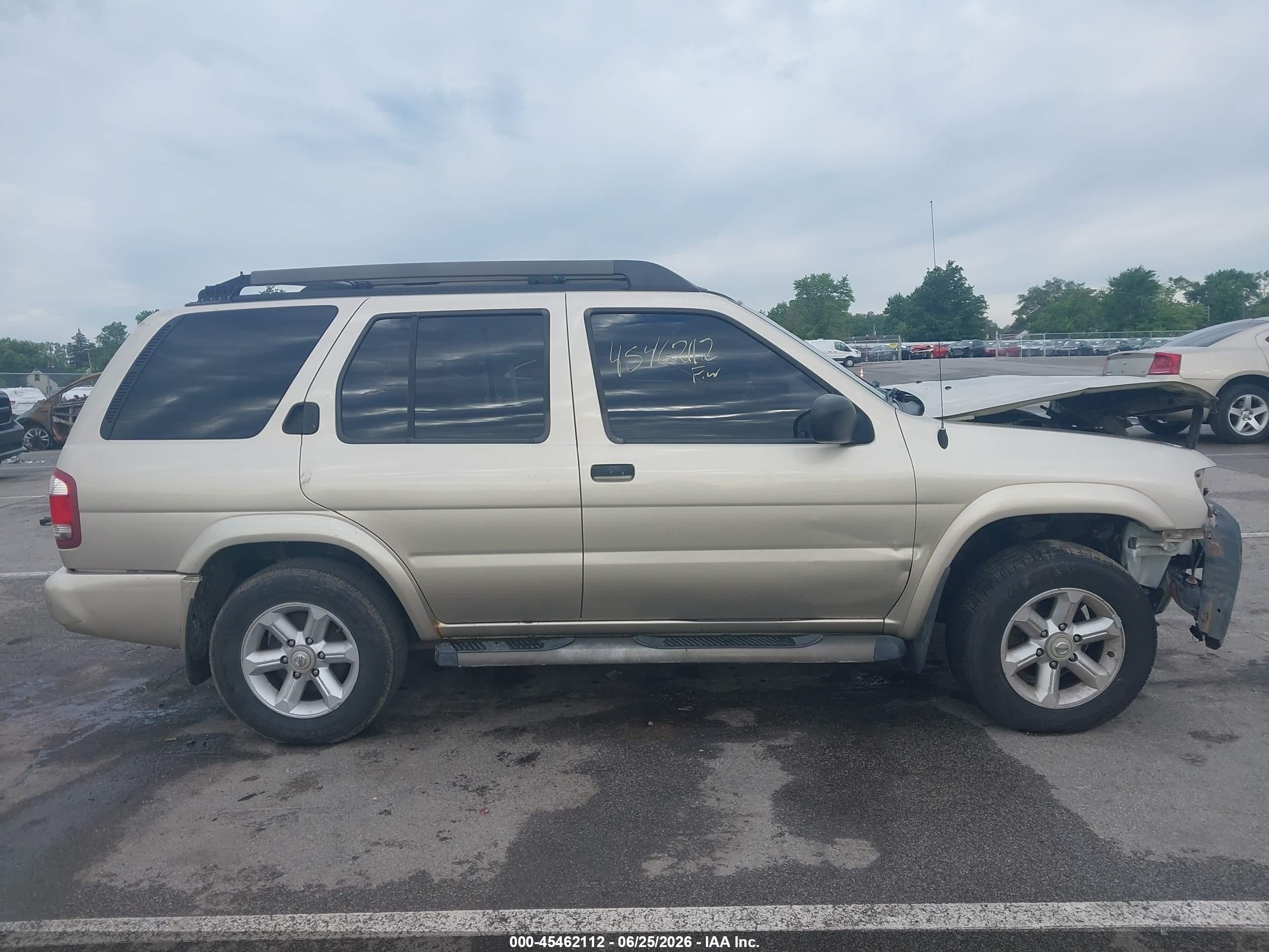 2003 Nissan Pathfinder Se Желто-коричневый vin: JN8DR09Y23W814740