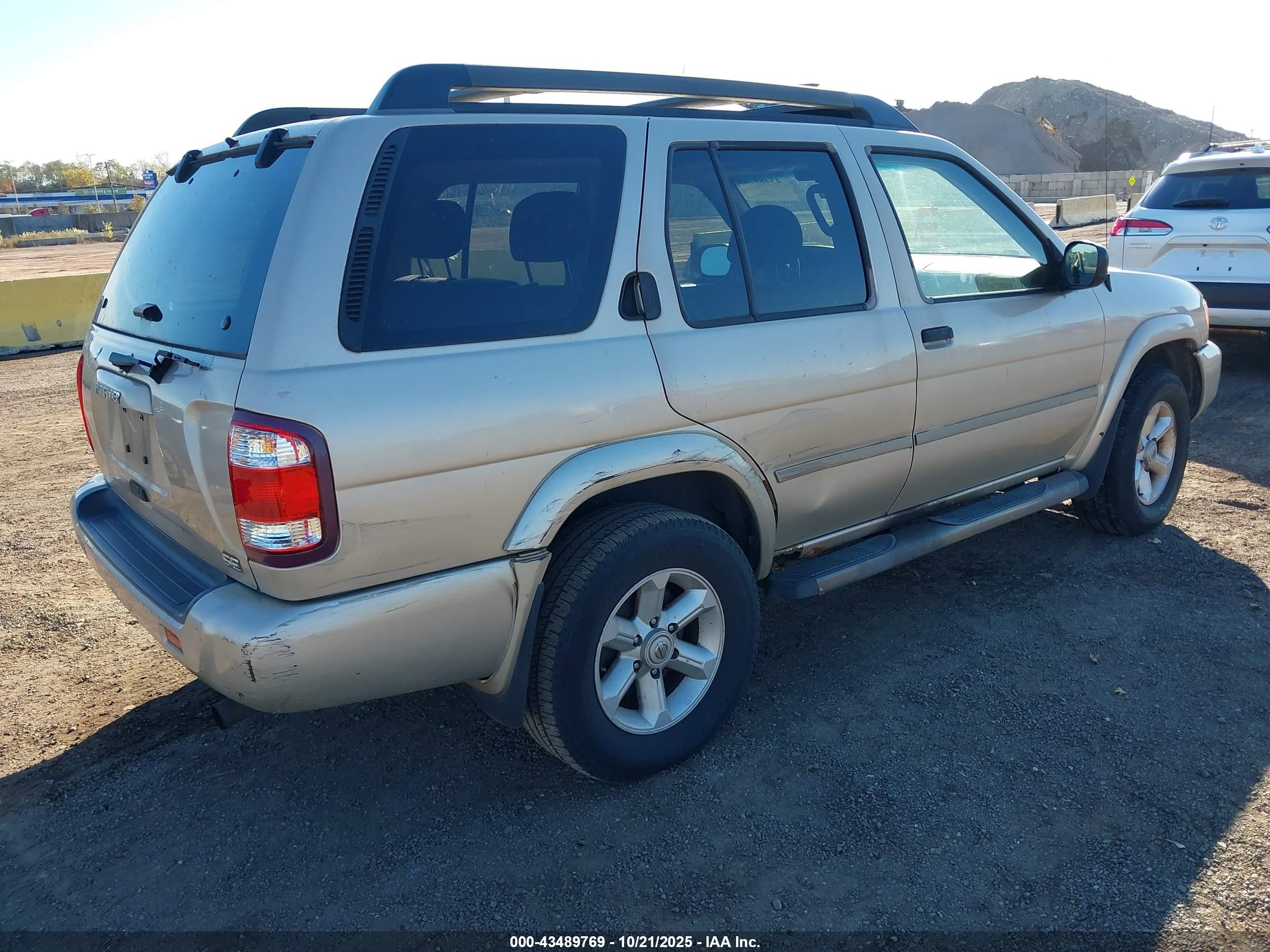 2003 Nissan Pathfinder Se Tan vin: JN8DR09Y23W832851