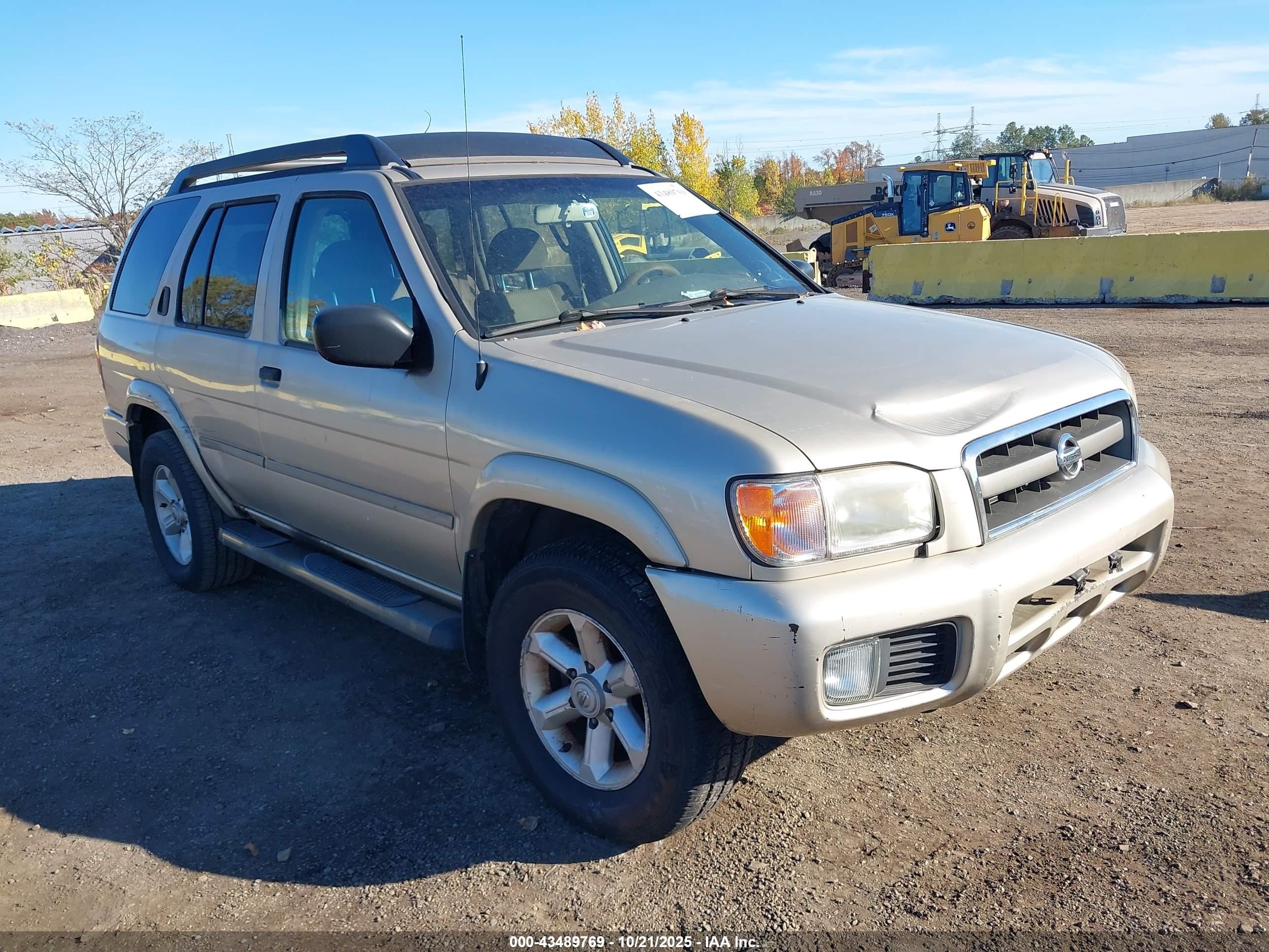 2003 Nissan Pathfinder Se Tan vin: JN8DR09Y23W832851