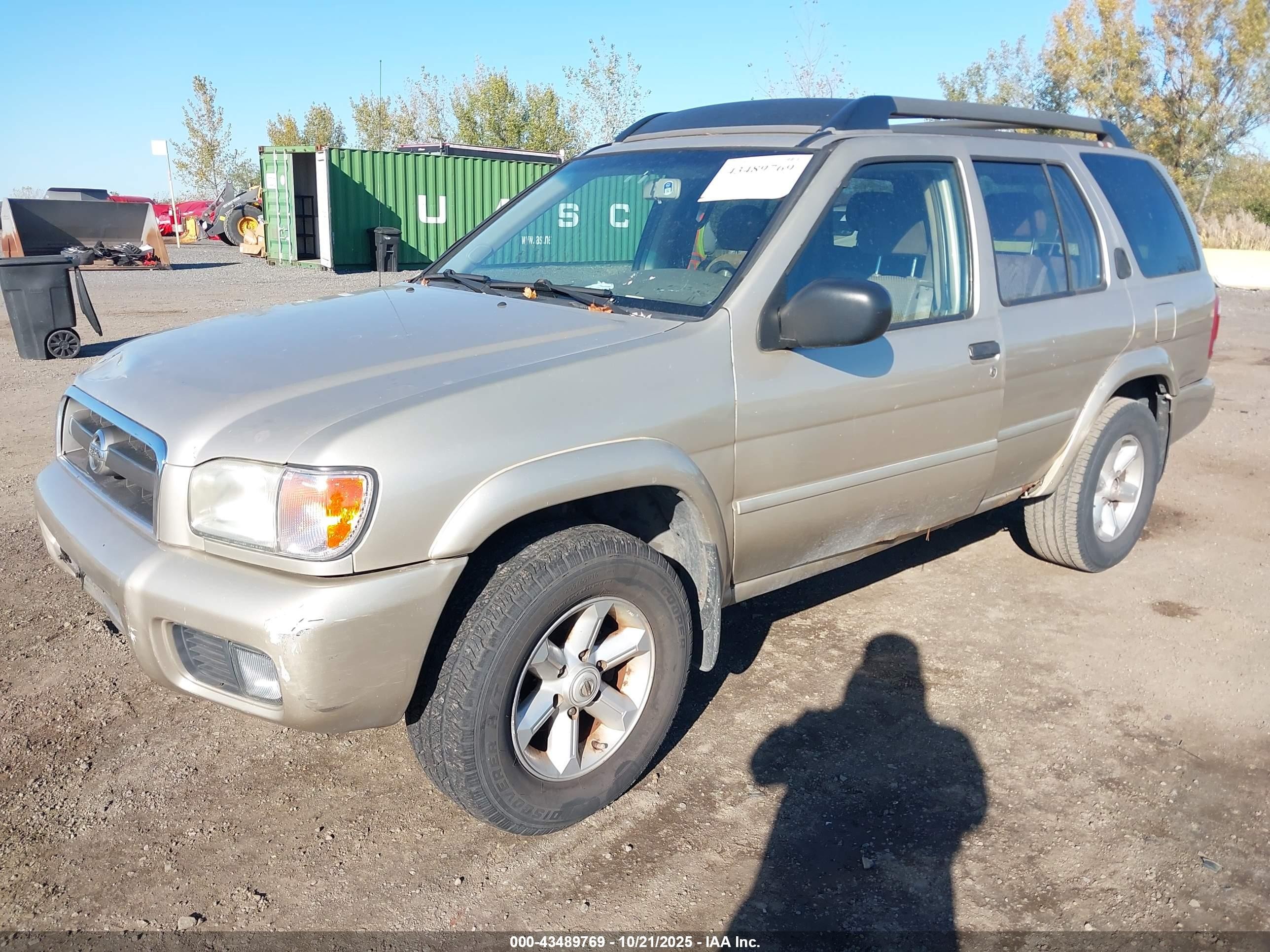 2003 Nissan Pathfinder Se Tan vin: JN8DR09Y23W832851
