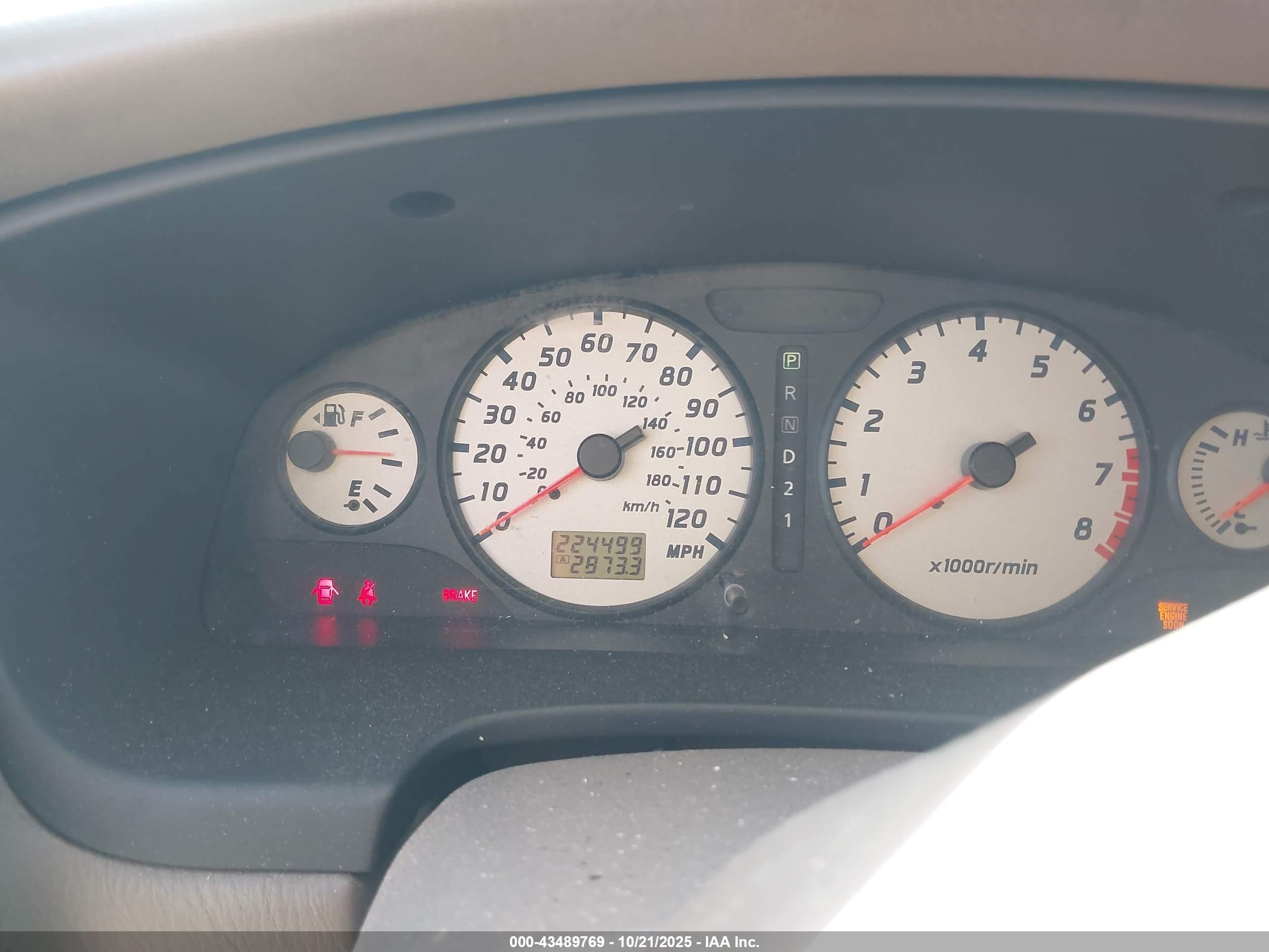 2003 Nissan Pathfinder Se Tan vin: JN8DR09Y23W832851