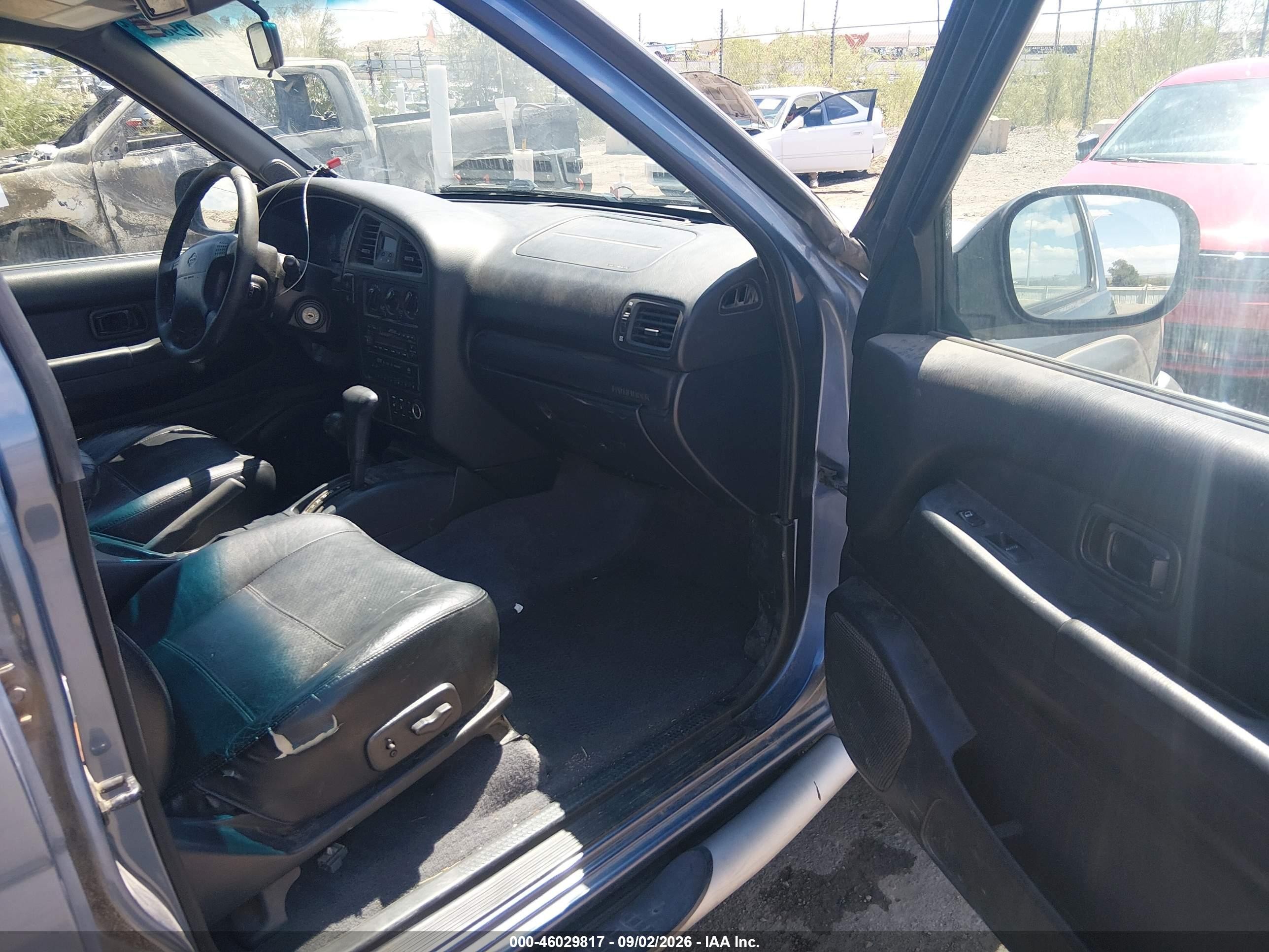 2001 Nissan Pathfinder Se Gray vin: JN8DR09Y31W602300