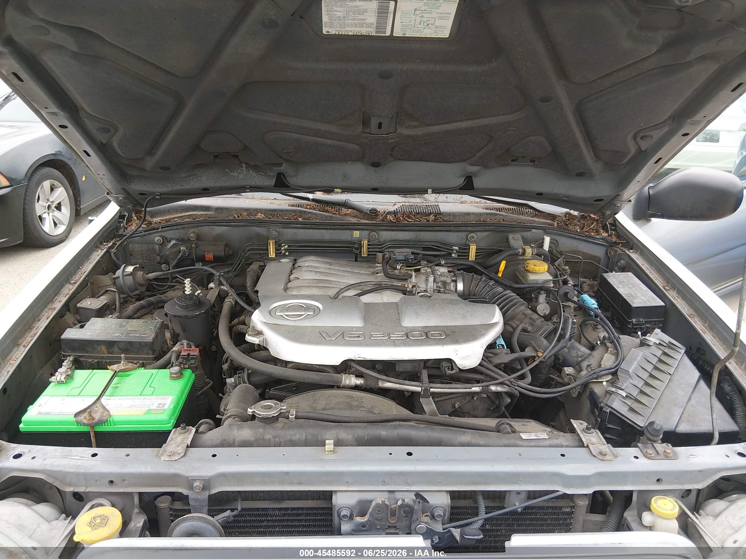 2001 Nissan Pathfinder Se Silver vin: JN8DR09Y31W603656