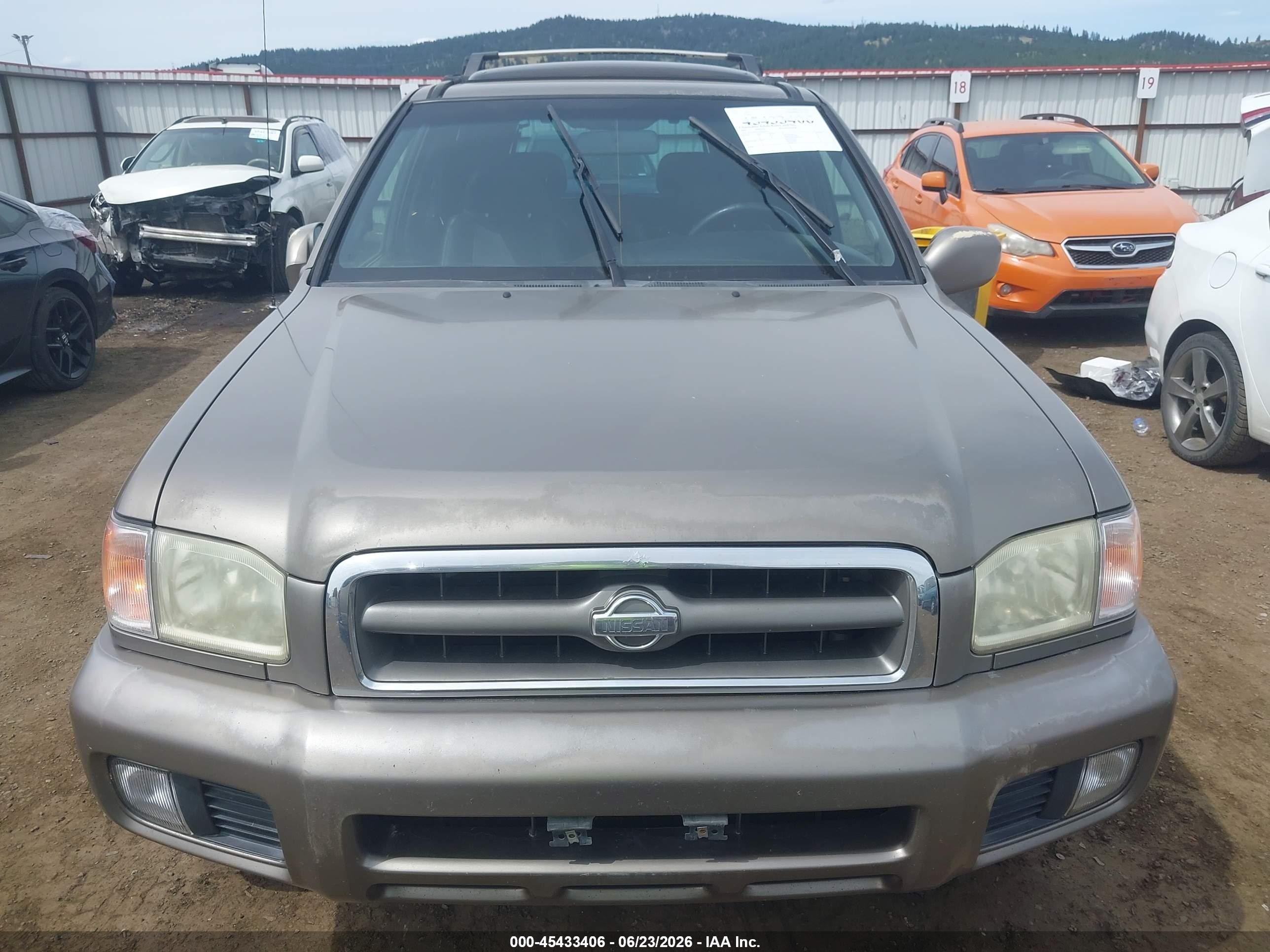 2001 Nissan Pathfinder Le Beige vin: JN8DR09Y31W605312