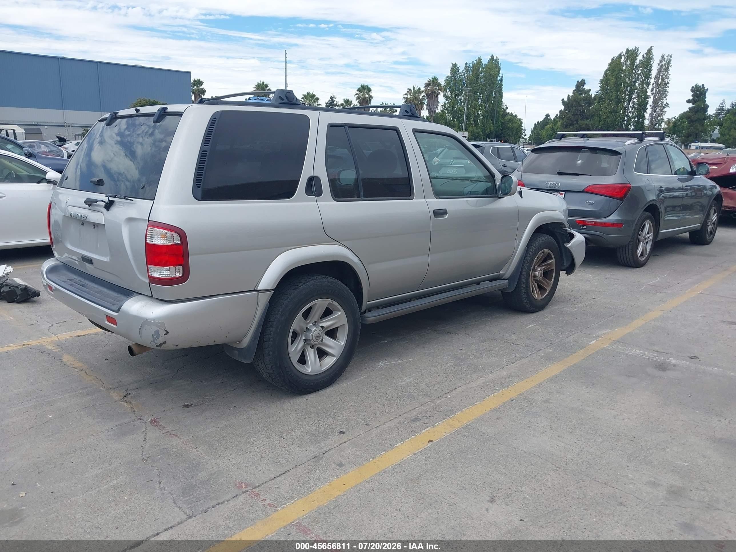 2002 Nissan Pathfinder Le Gray vin: JN8DR09Y32W746723