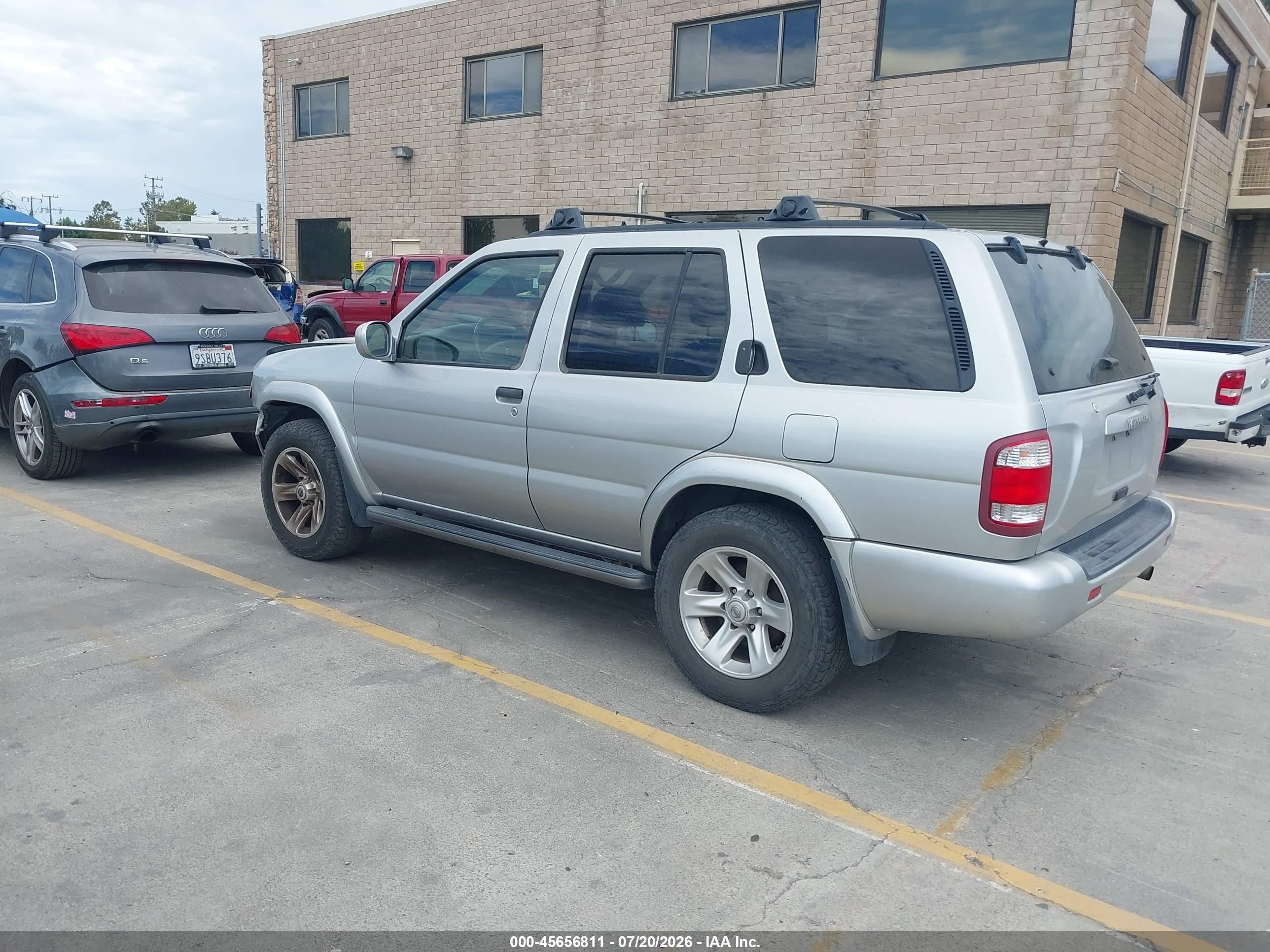 2002 Nissan Pathfinder Le Gray vin: JN8DR09Y32W746723