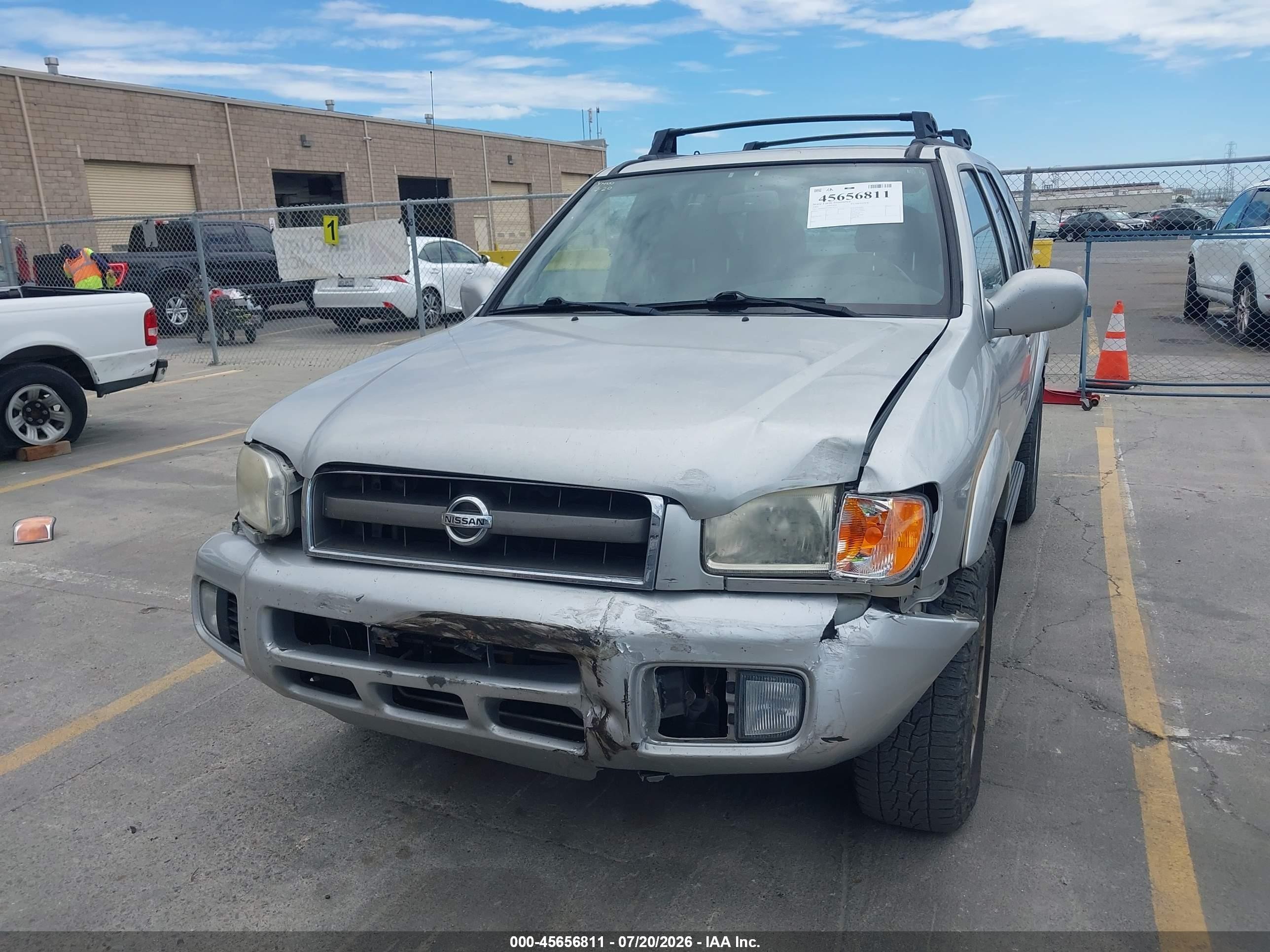 2002 Nissan Pathfinder Le Gray vin: JN8DR09Y32W746723