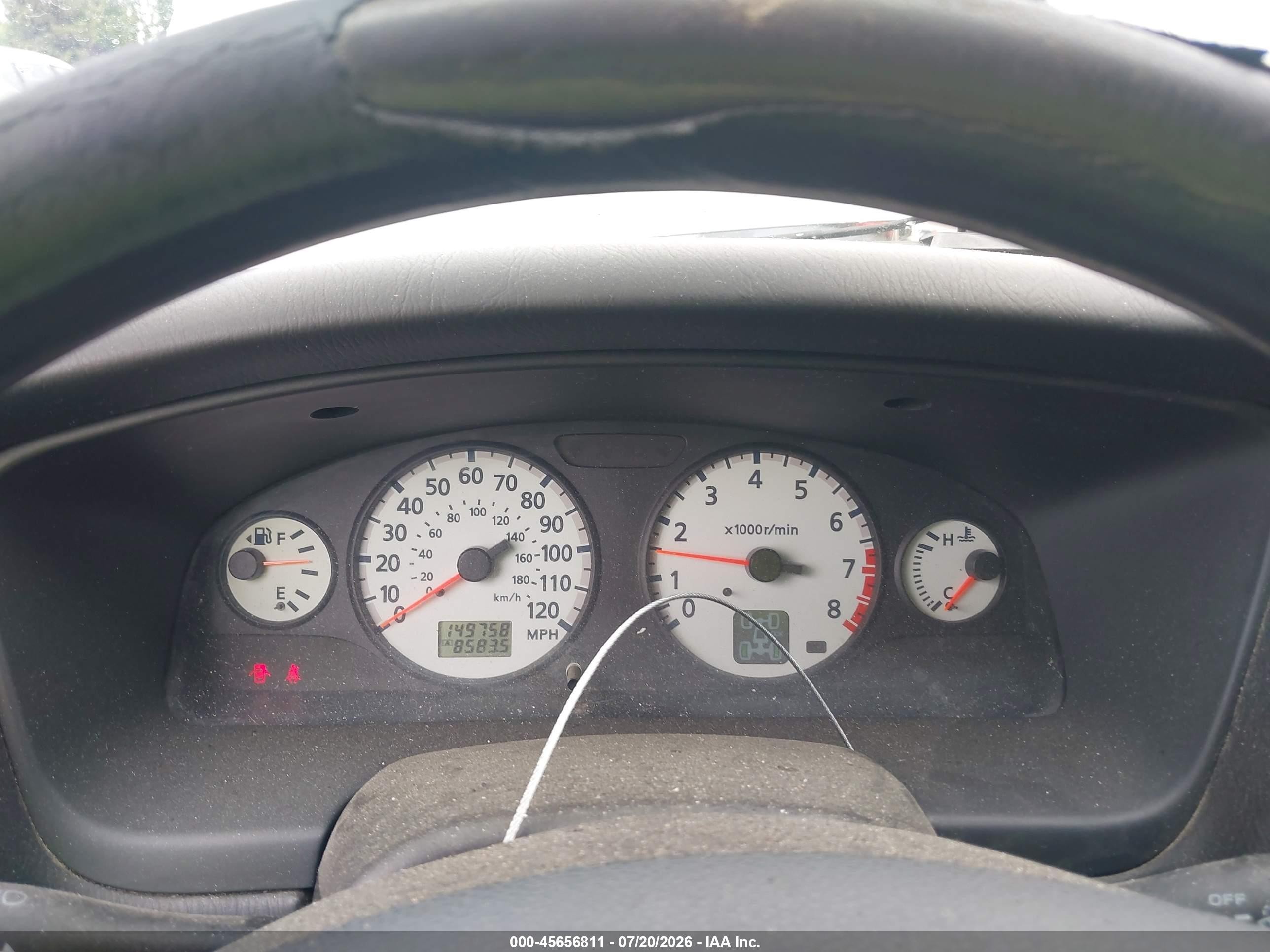 2002 Nissan Pathfinder Le Gray vin: JN8DR09Y32W746723