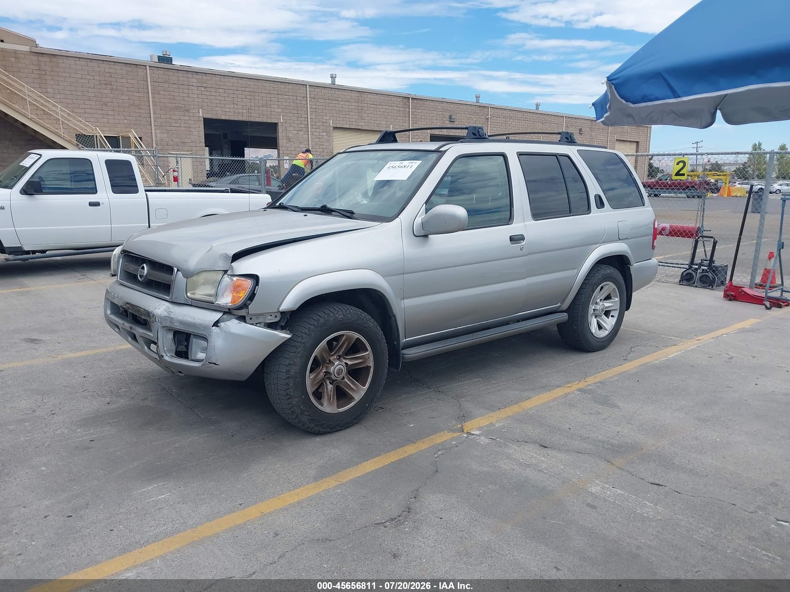 2002 Nissan Pathfinder Le Gray vin: JN8DR09Y32W746723
