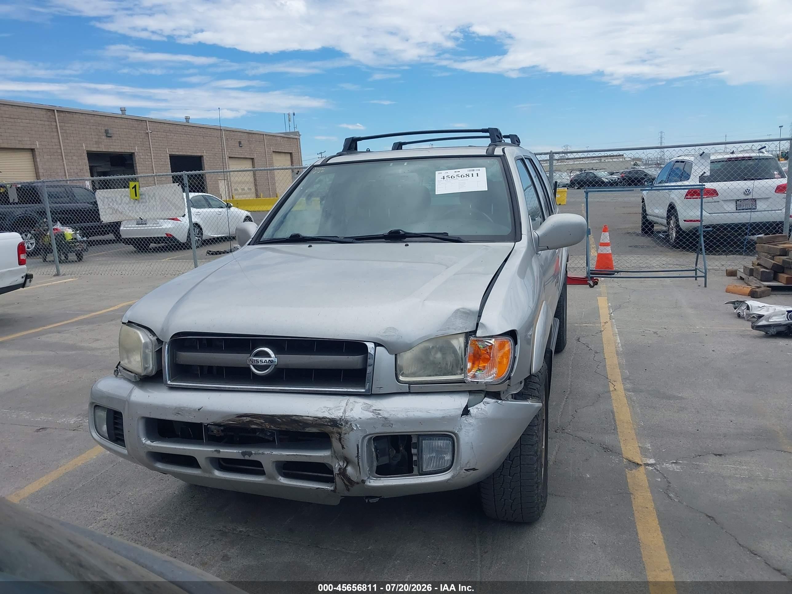 2002 Nissan Pathfinder Le Gray vin: JN8DR09Y32W746723
