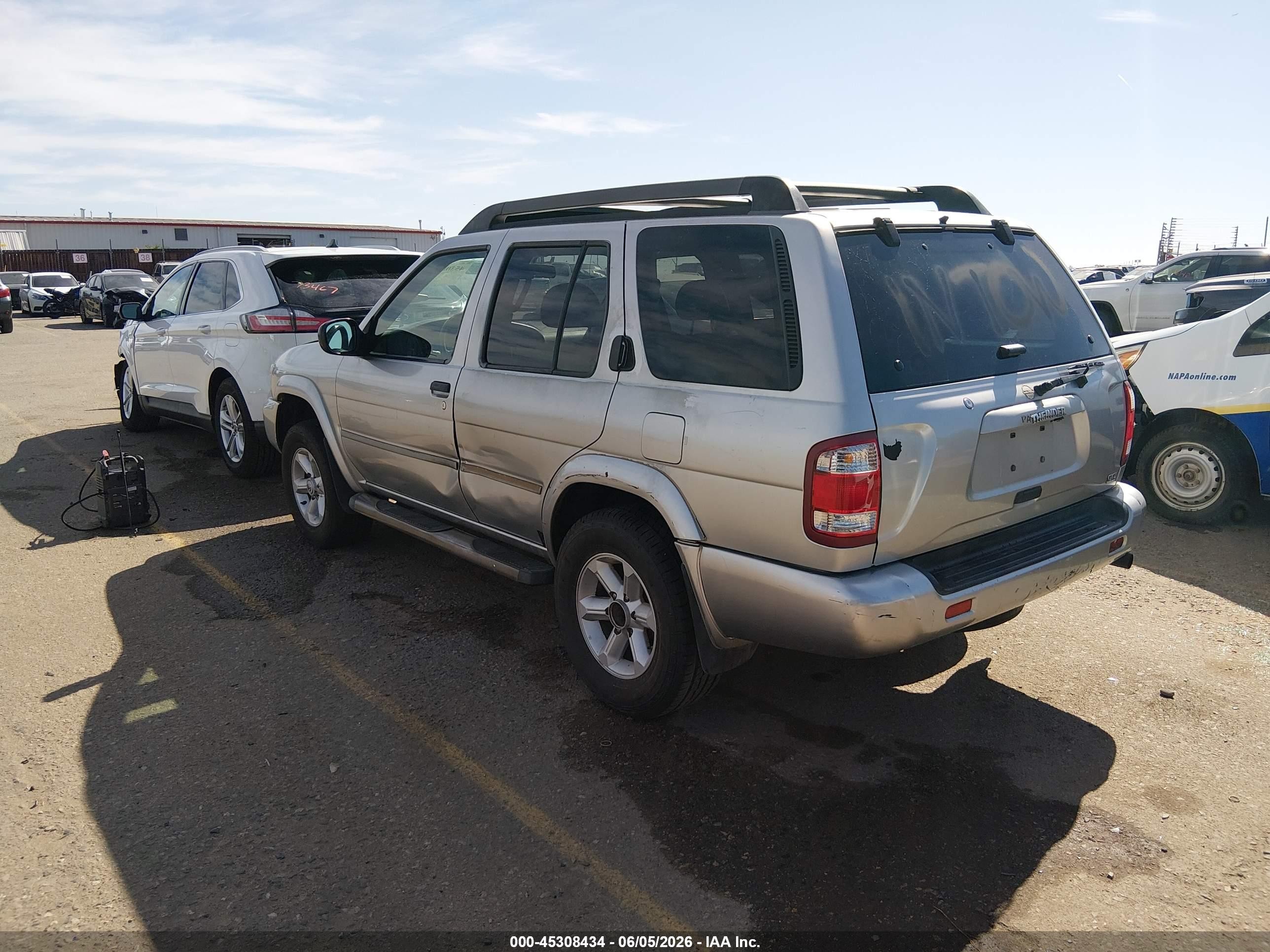 2003 Nissan Pathfinder Se Gray vin: JN8DR09Y33W825567