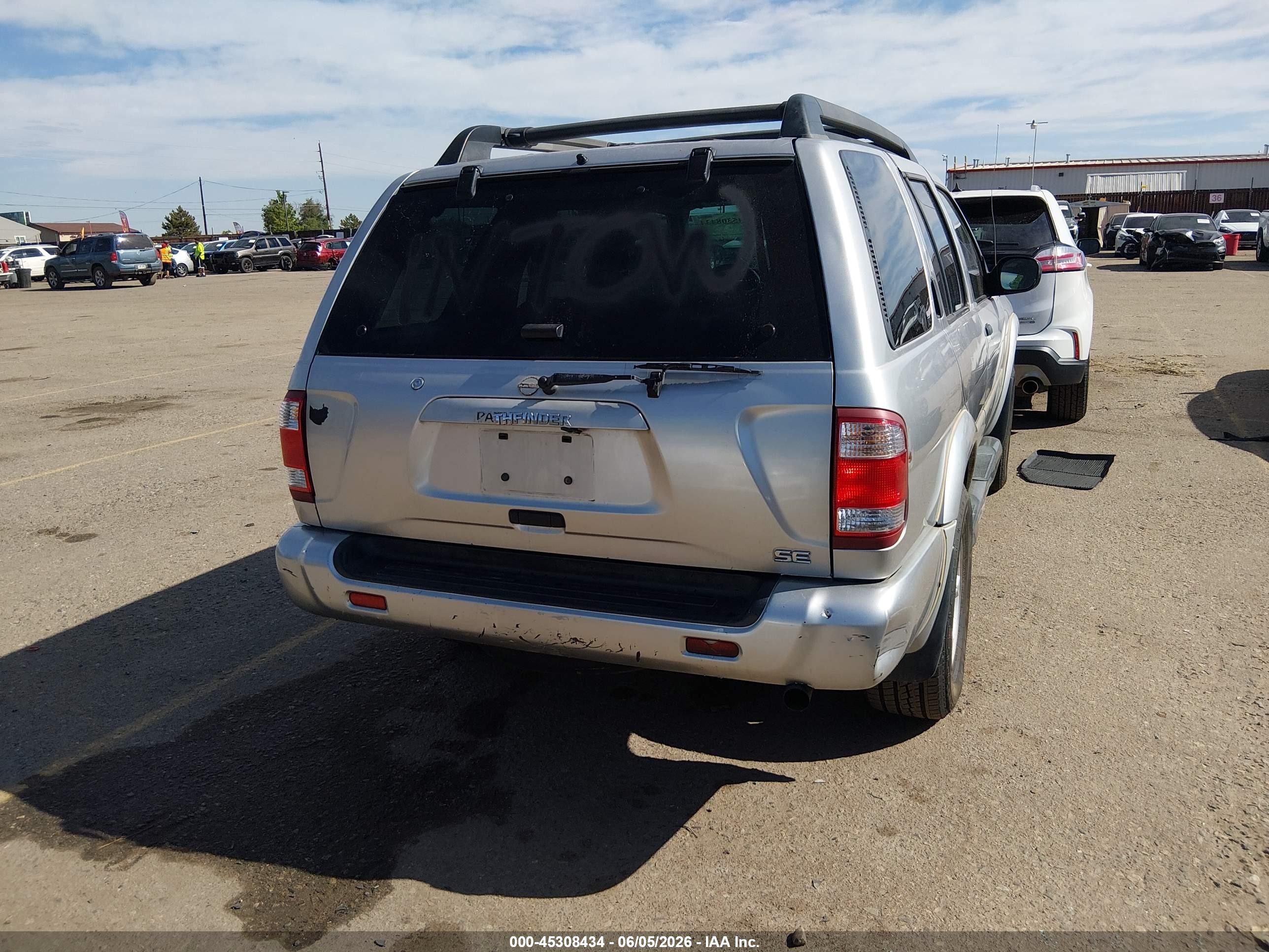 2003 Nissan Pathfinder Se Gray vin: JN8DR09Y33W825567