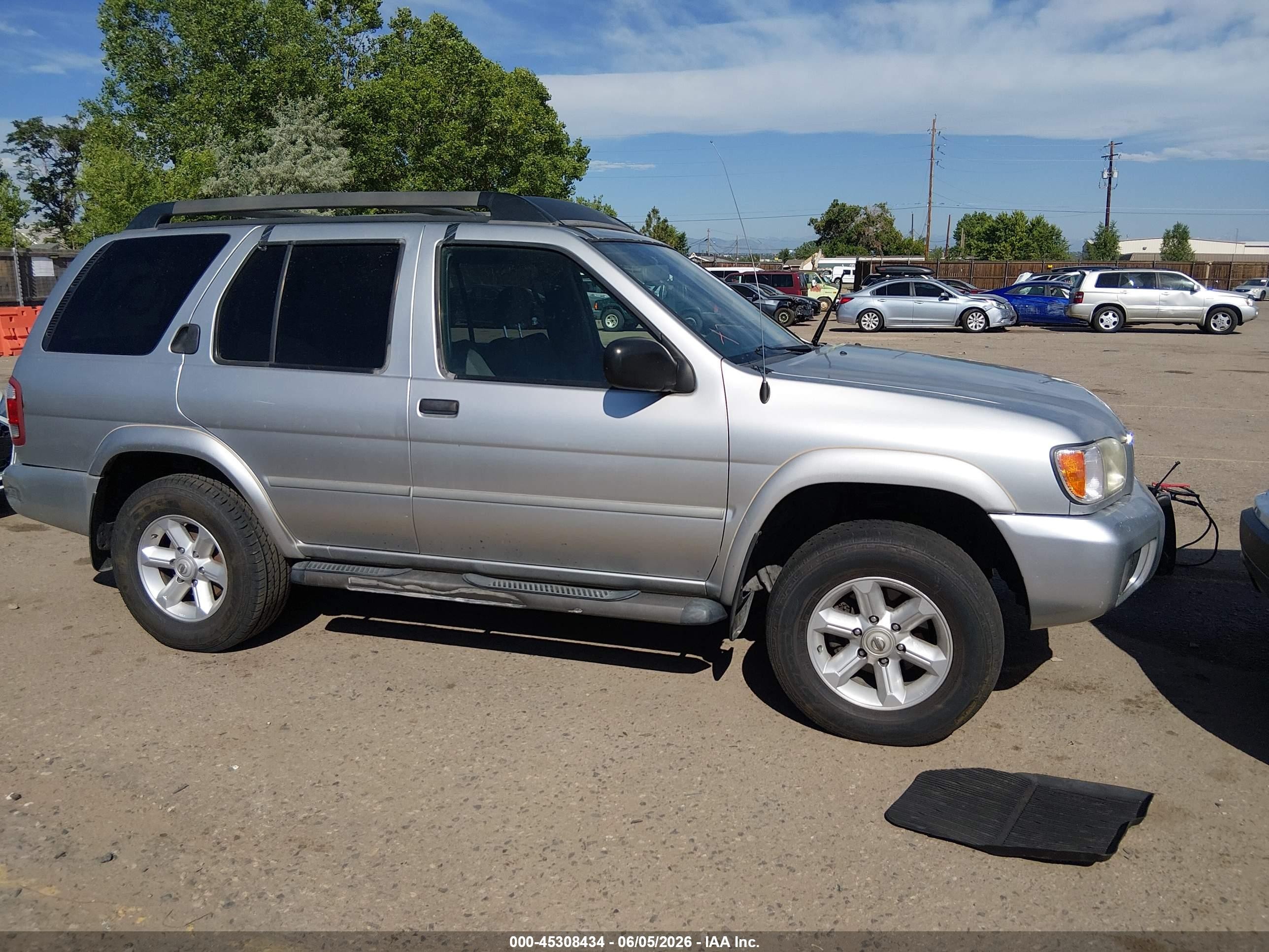 2003 Nissan Pathfinder Se Gray vin: JN8DR09Y33W825567