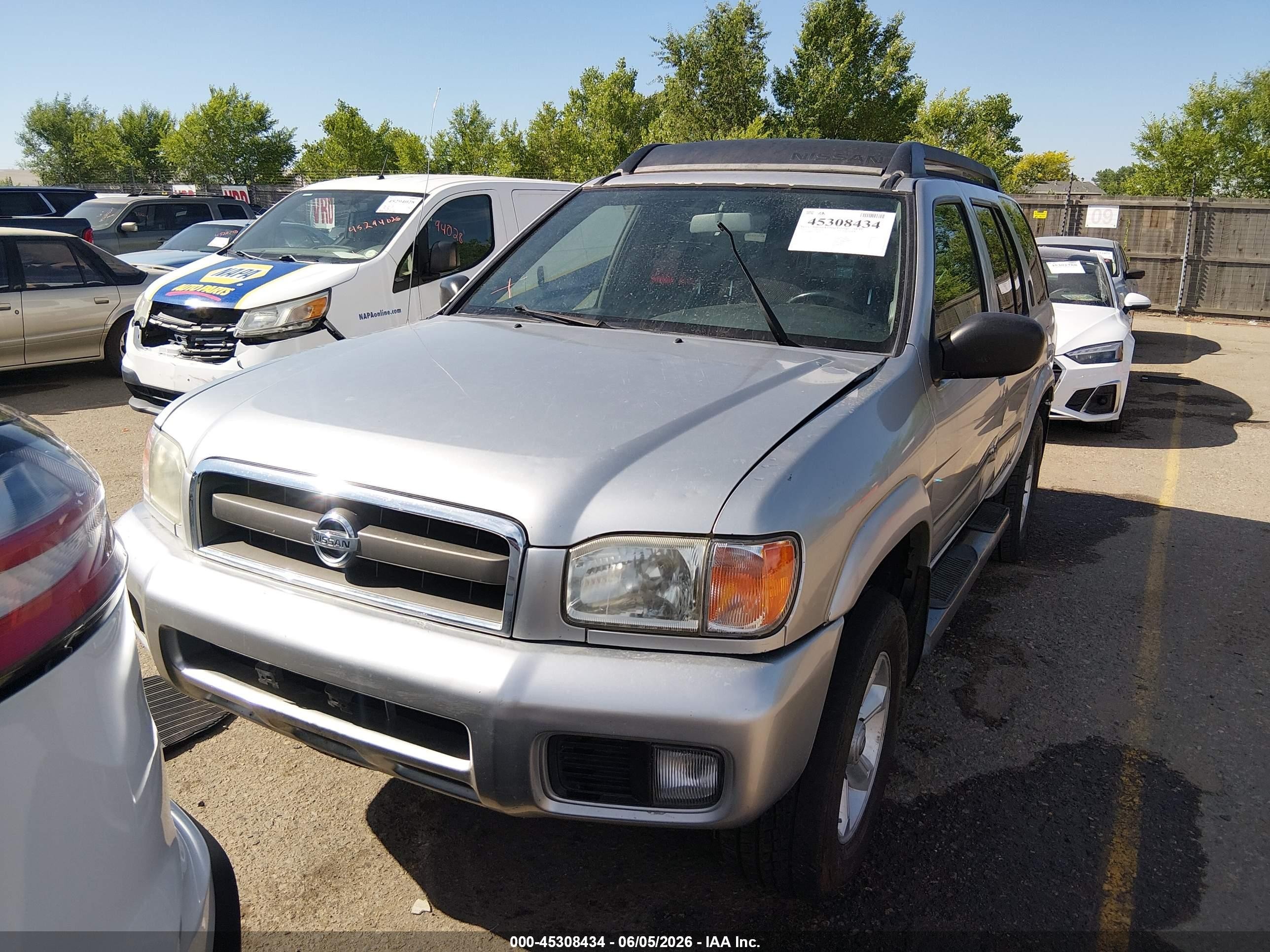 2003 Nissan Pathfinder Se Gray vin: JN8DR09Y33W825567
