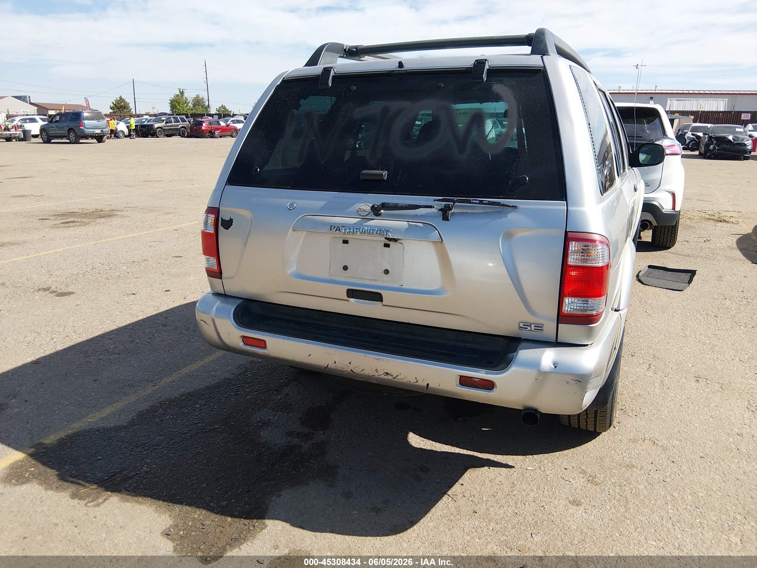 2003 Nissan Pathfinder Se Gray vin: JN8DR09Y33W825567