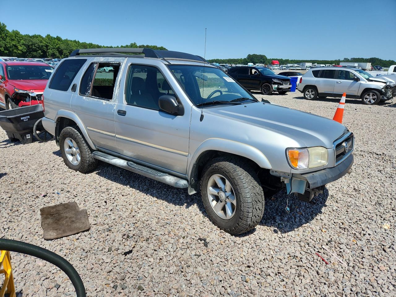 2003 Nissan Pathfinder Se Silver vin: JN8DR09Y33W836861