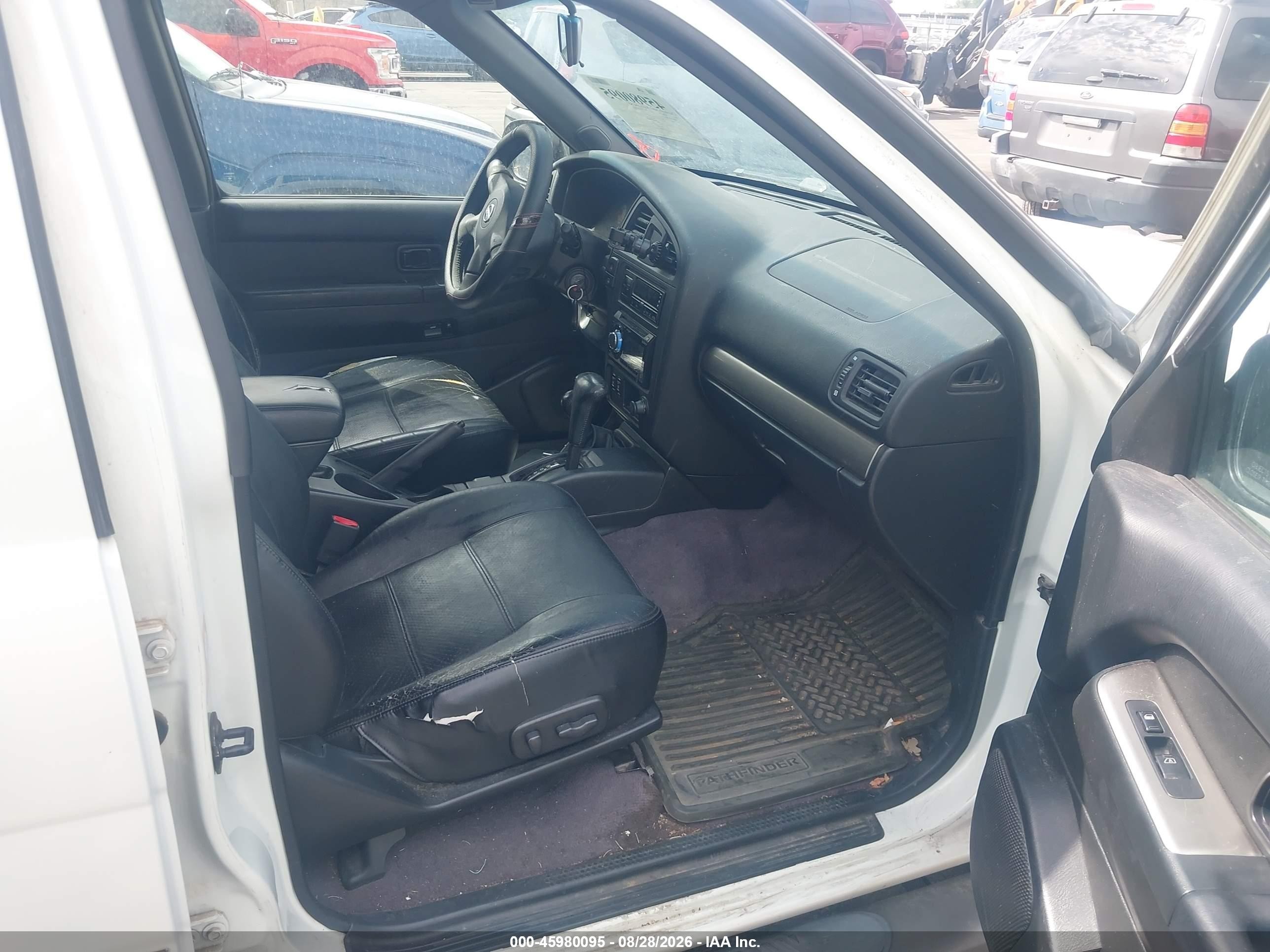 2004 Nissan Pathfinder Se White vin: JN8DR09Y34W912175