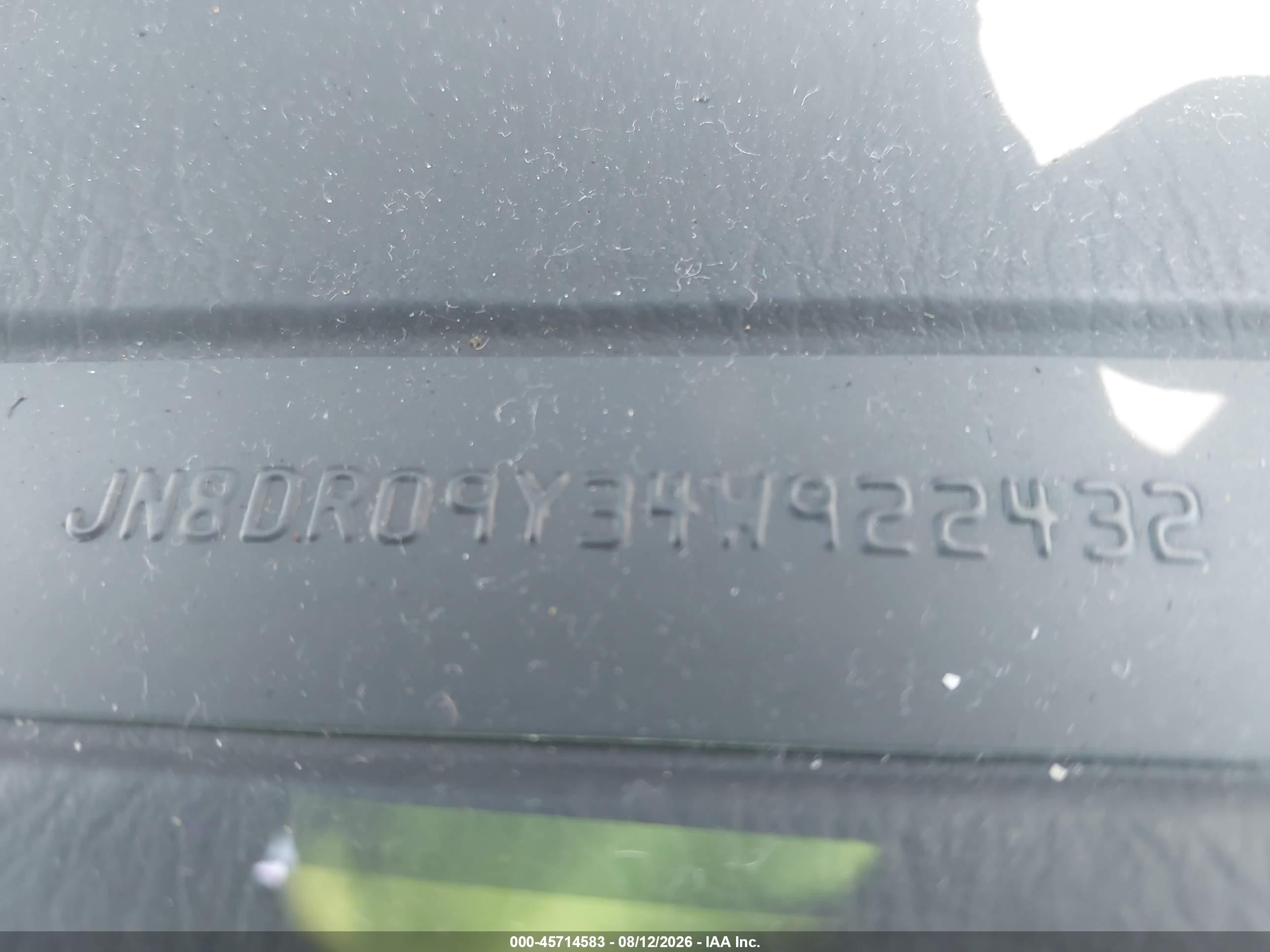 2004 Nissan Pathfinder Se Tan vin: JN8DR09Y34W922432