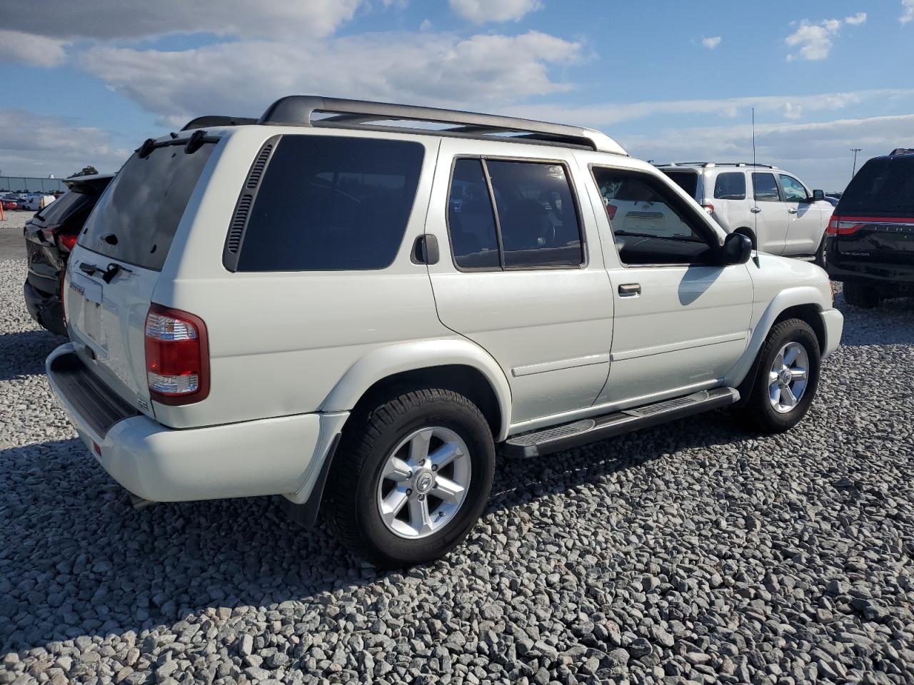 2003 Nissan Pathfinder Le White vin: JN8DR09Y43W834794
