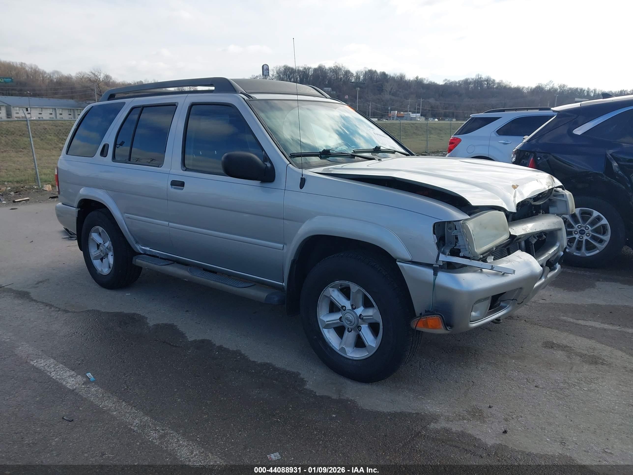 2003 Nissan Pathfinder Se Gray vin: JN8DR09Y43W838554