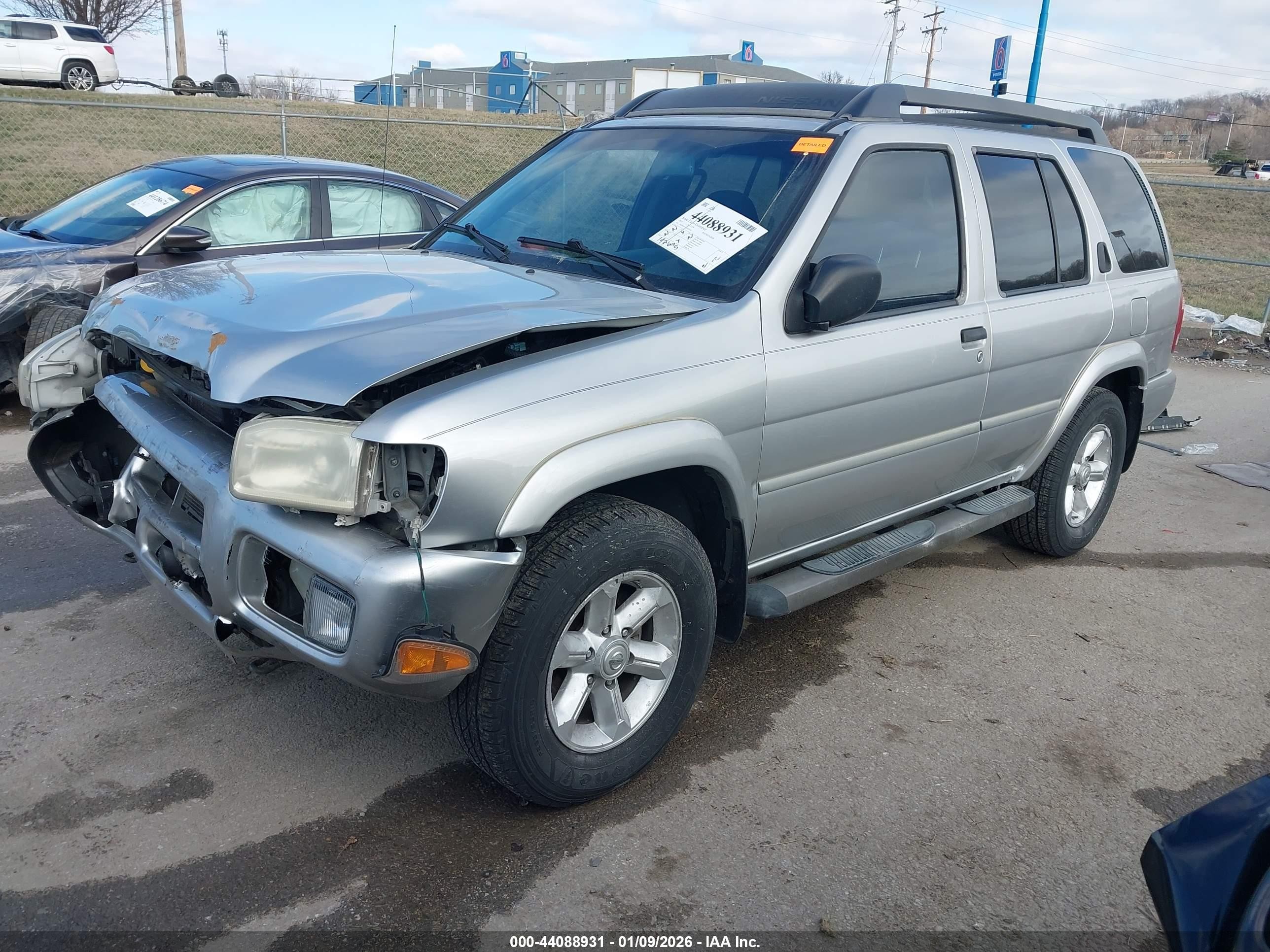 2003 Nissan Pathfinder Se Gray vin: JN8DR09Y43W838554
