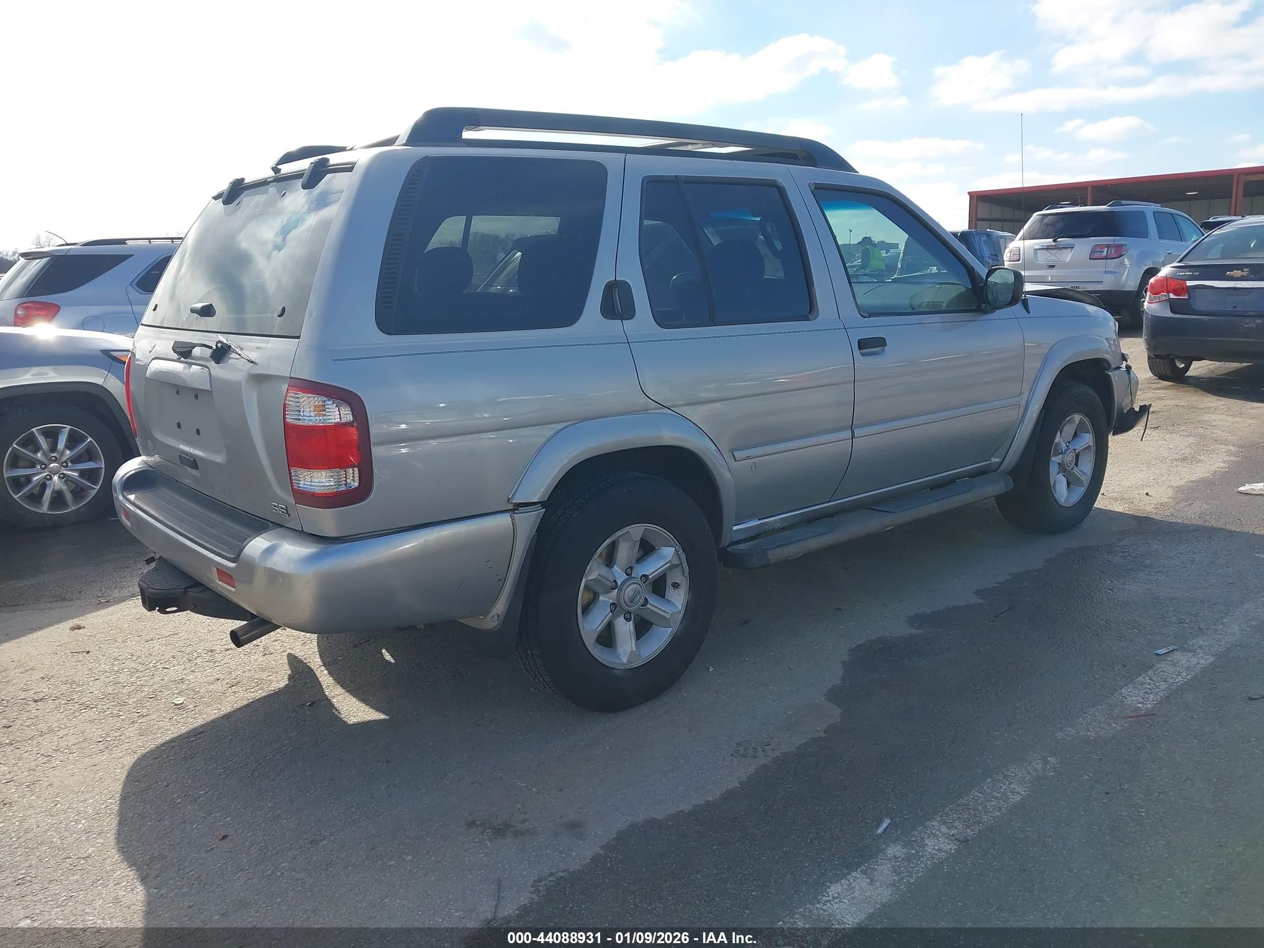 2003 Nissan Pathfinder Se Gray vin: JN8DR09Y43W838554