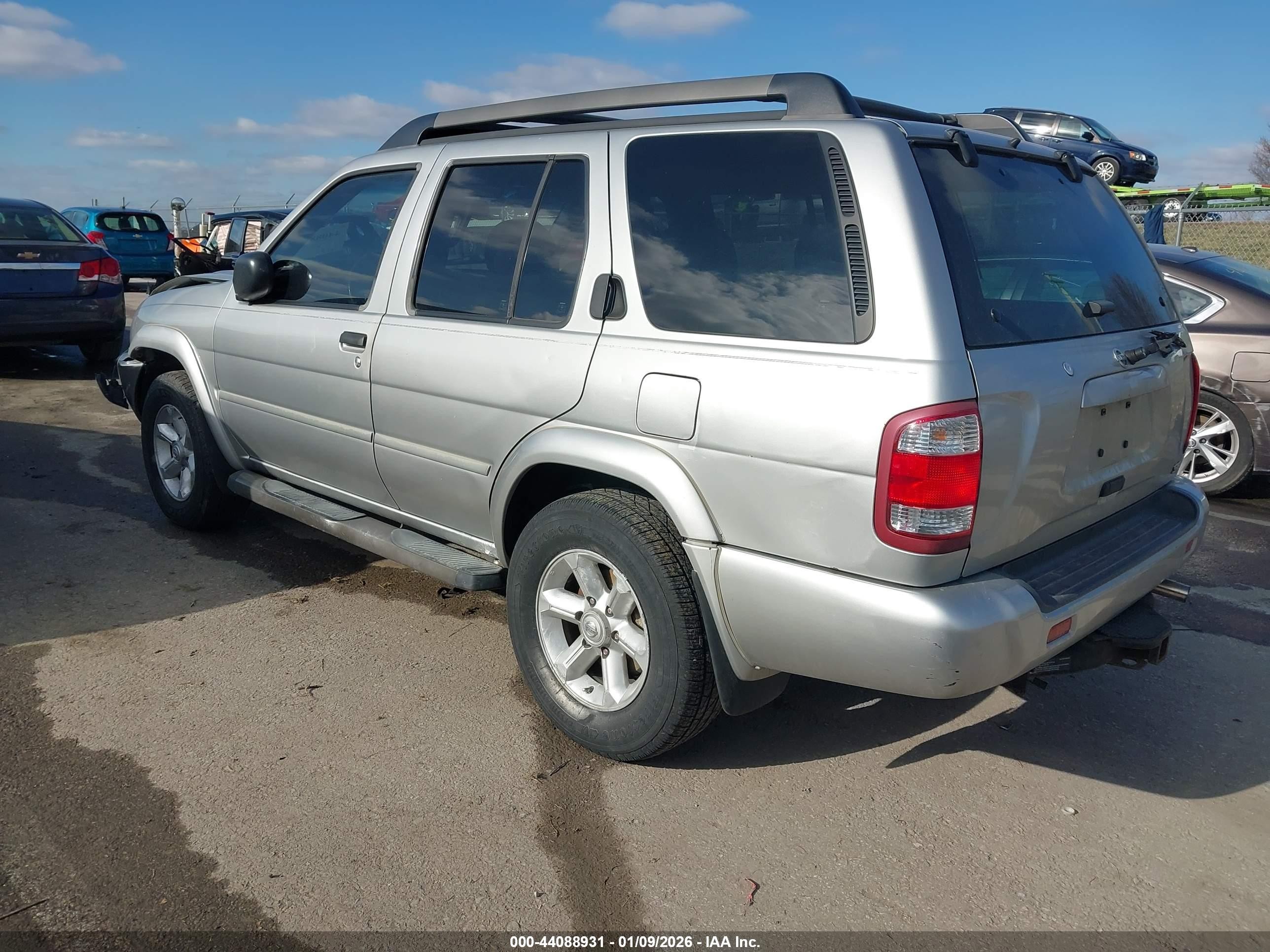 2003 Nissan Pathfinder Se Gray vin: JN8DR09Y43W838554
