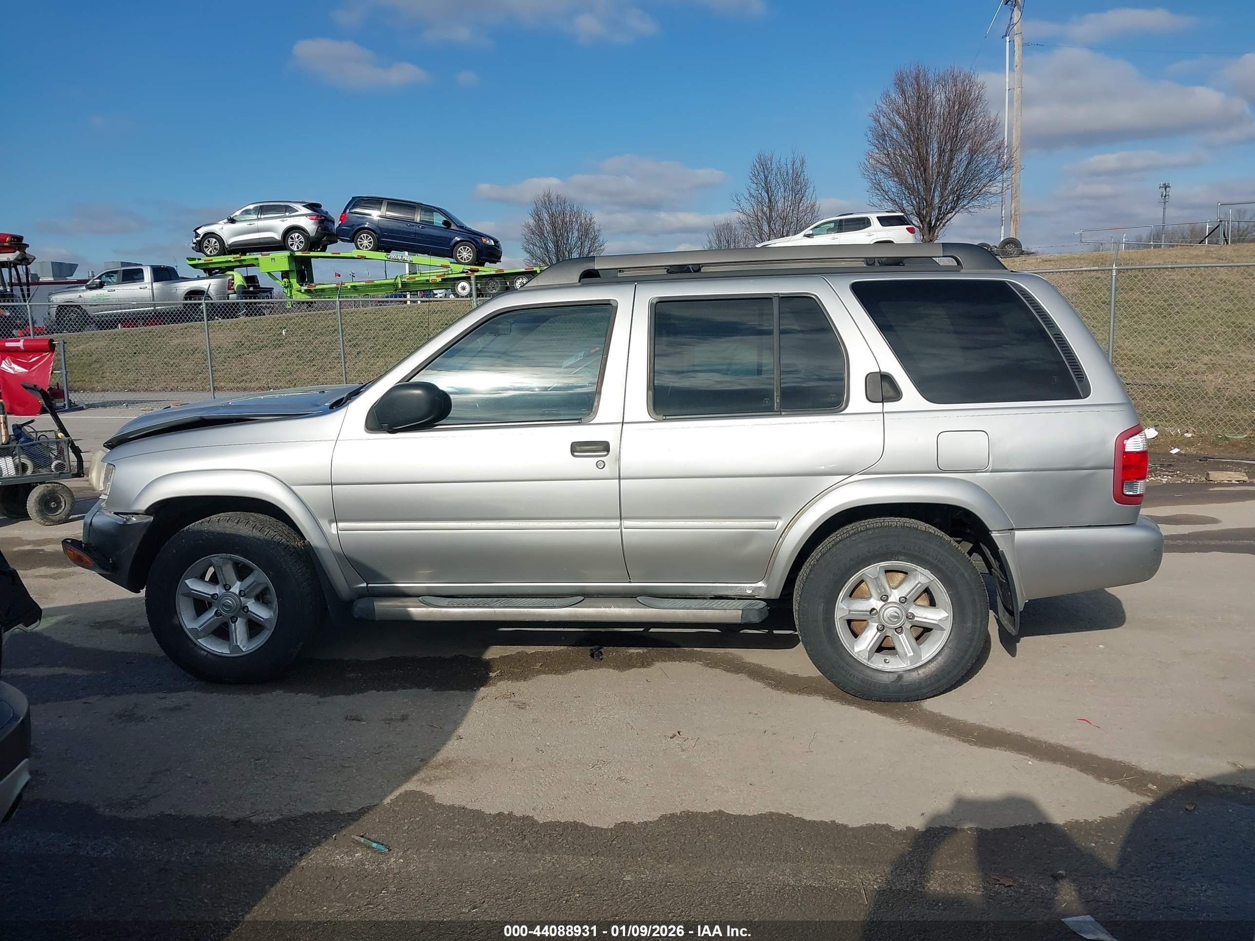 2003 Nissan Pathfinder Se Gray vin: JN8DR09Y43W838554