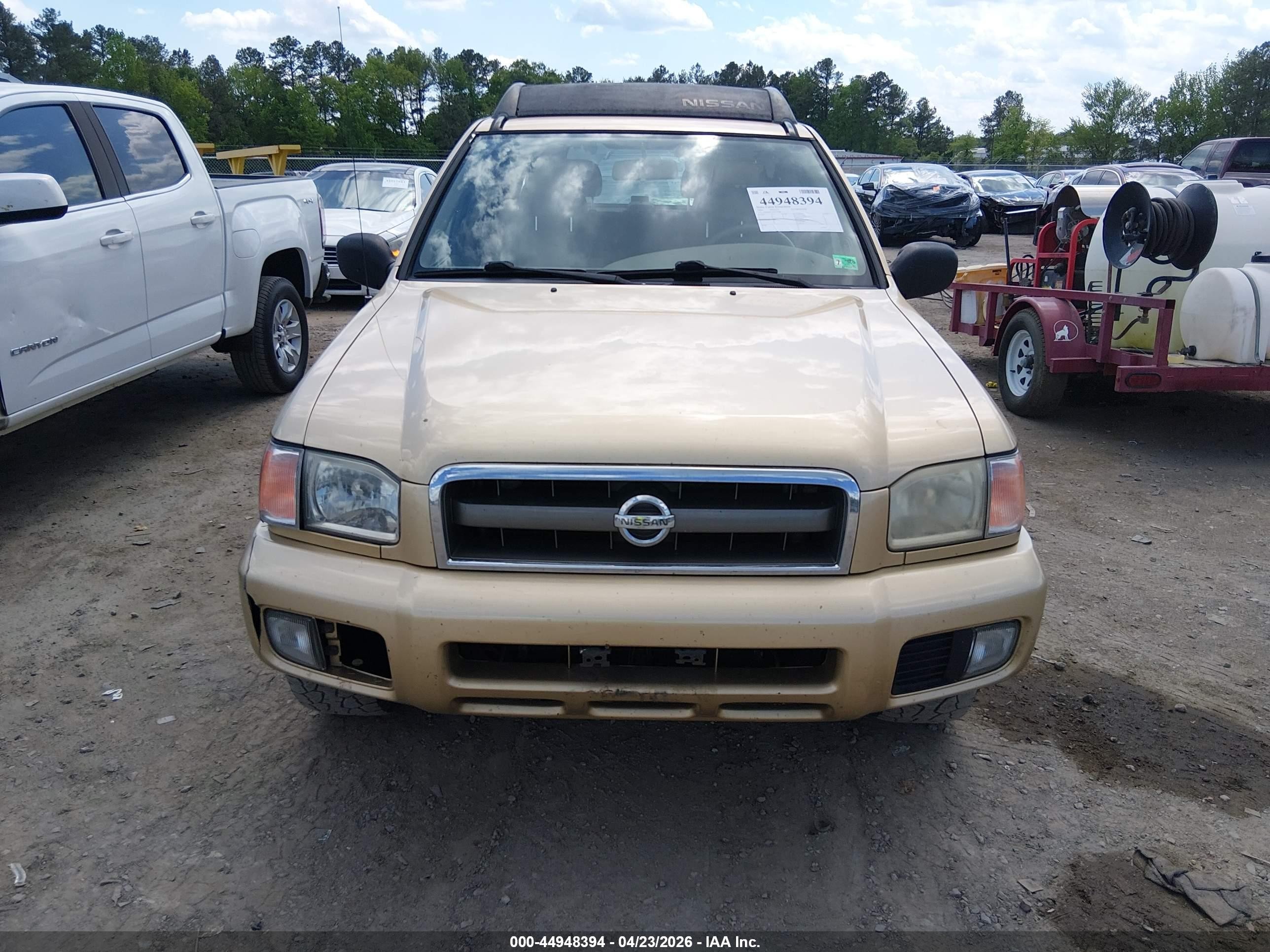 2004 Nissan Pathfinder Se Gold vin: JN8DR09Y54W910380