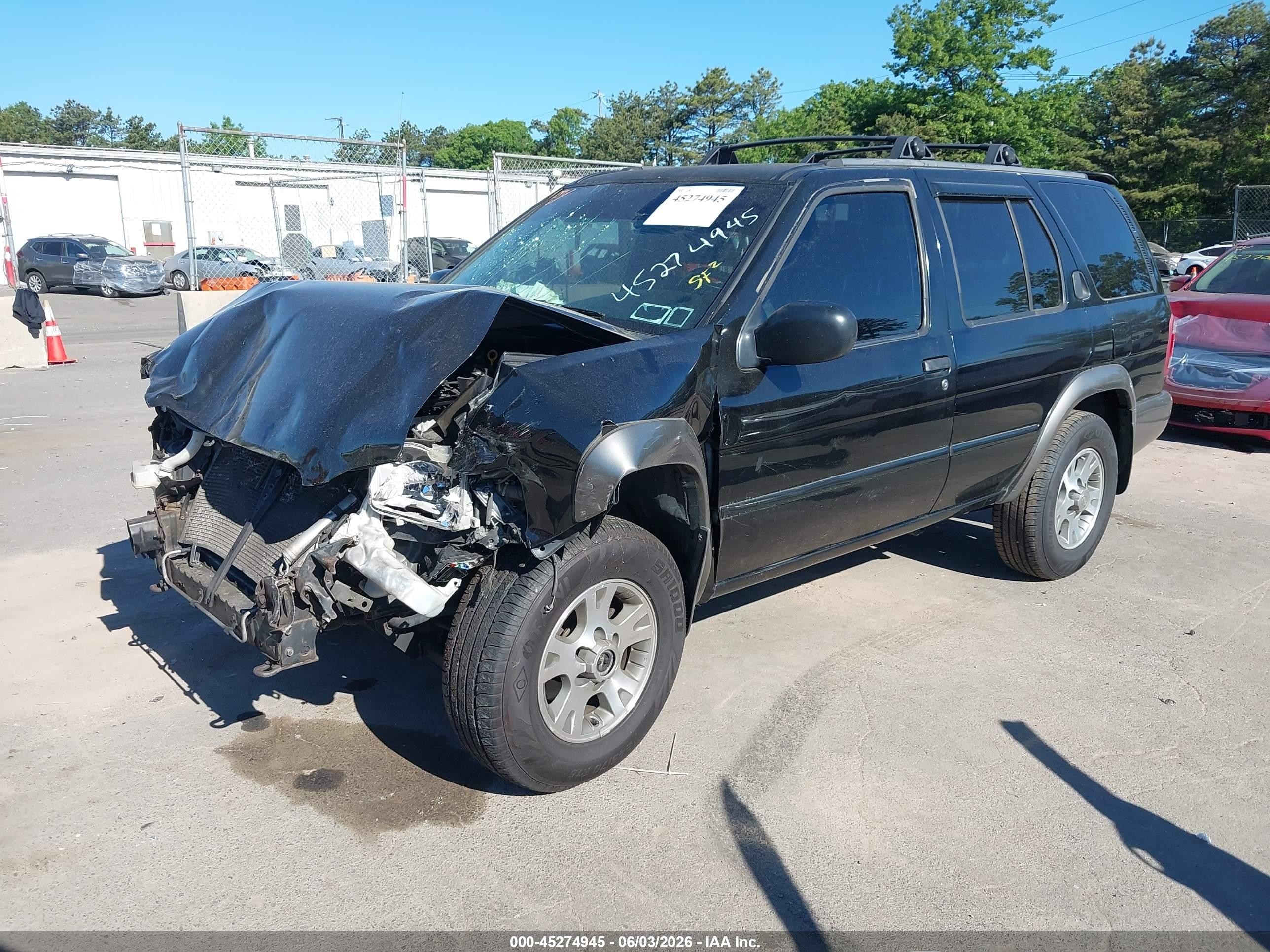 2001 Nissan Pathfinder Se Черный vin: JN8DR09Y61W606907