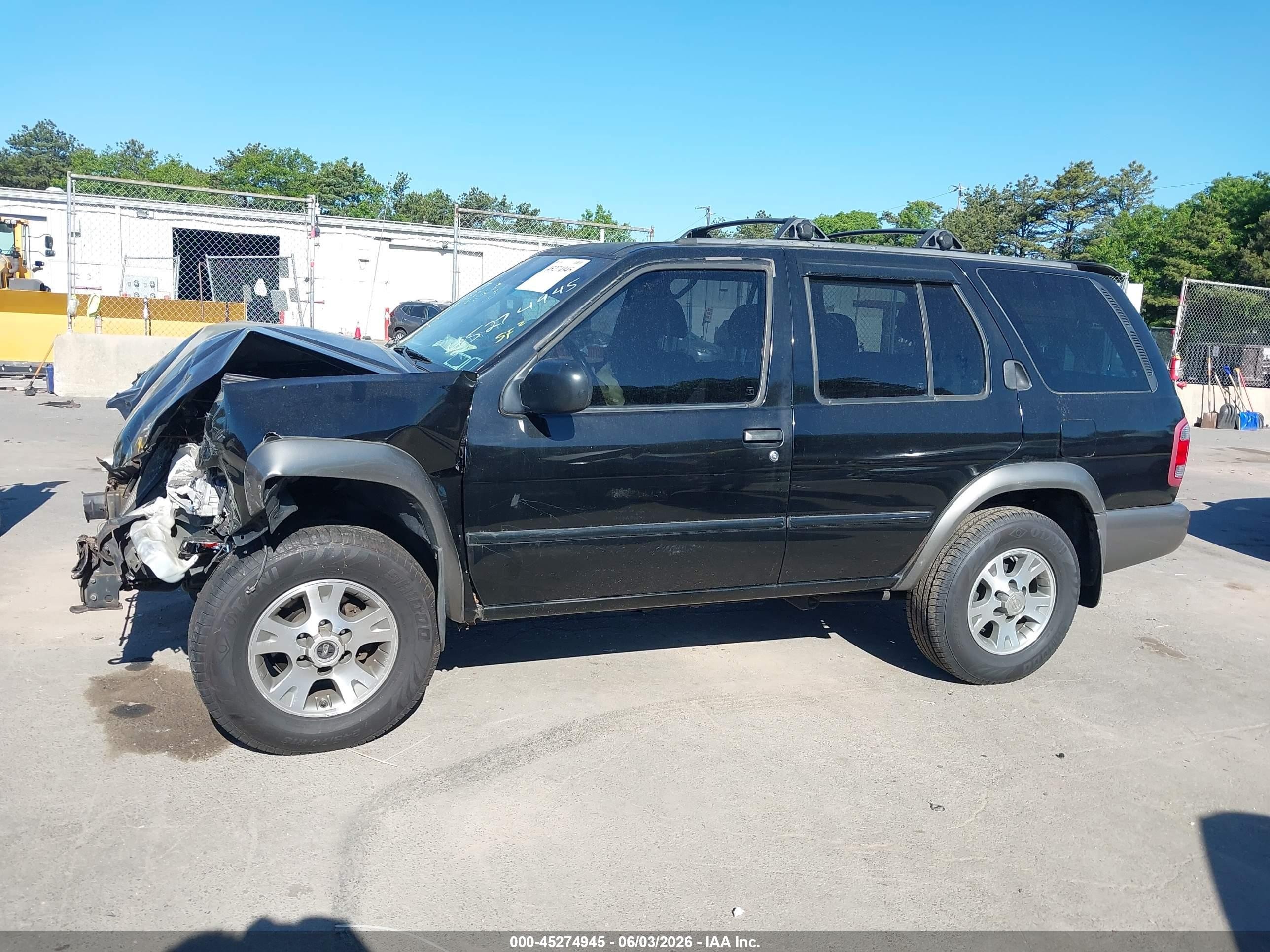 2001 Nissan Pathfinder Se Черный vin: JN8DR09Y61W606907