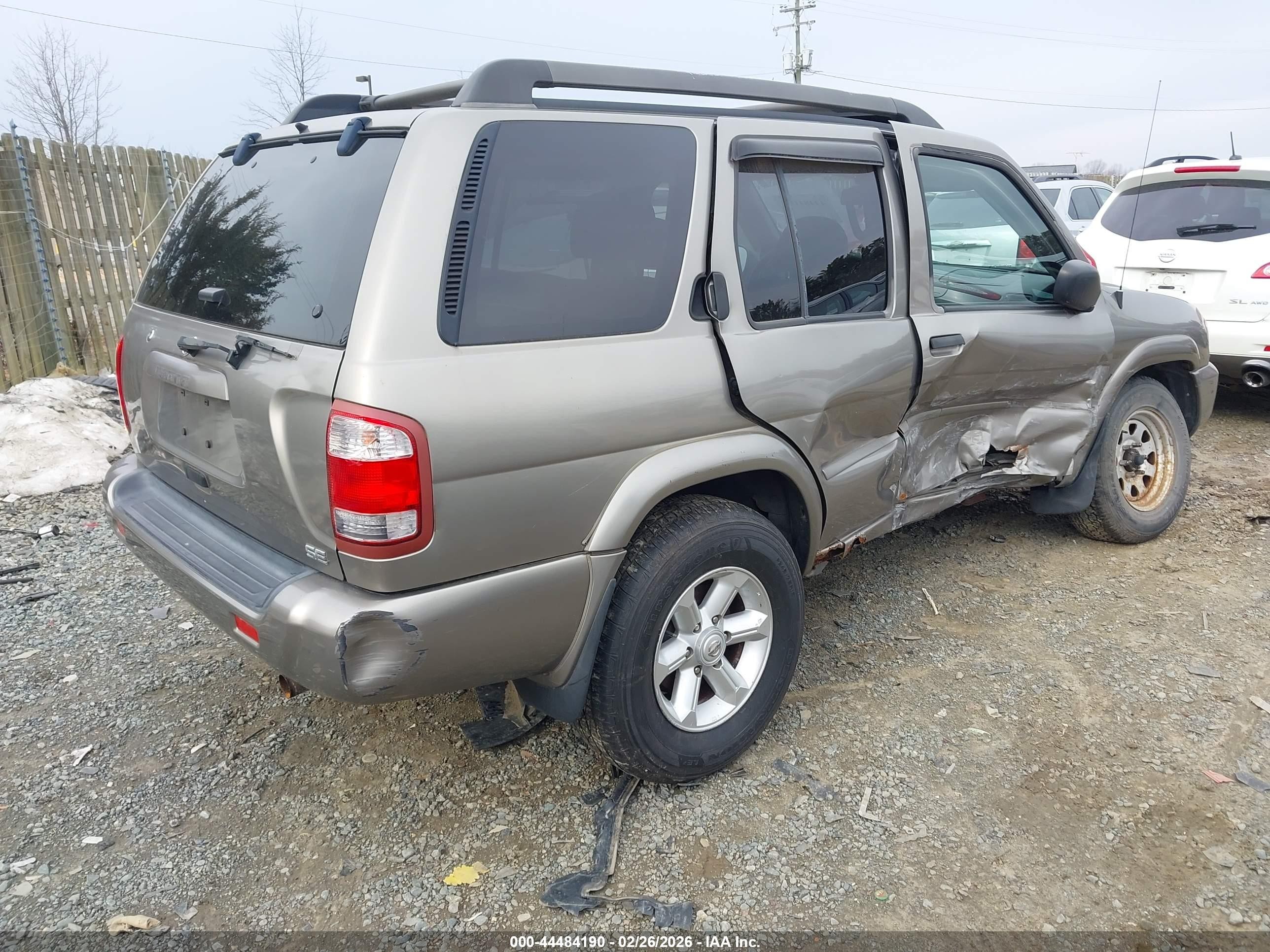 2003 Nissan Pathfinder Se Tan vin: JN8DR09Y63W800419