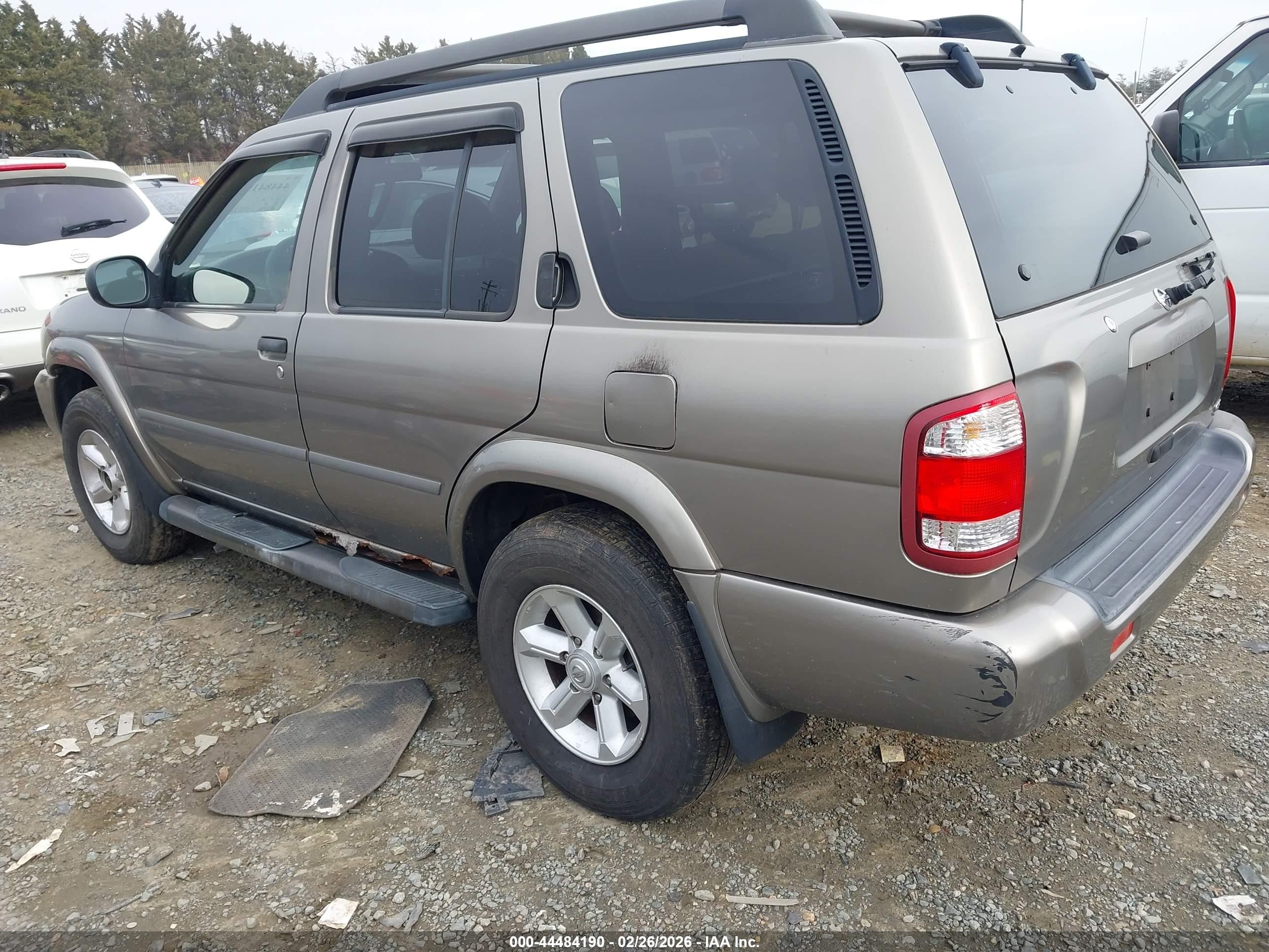 2003 Nissan Pathfinder Se Tan vin: JN8DR09Y63W800419