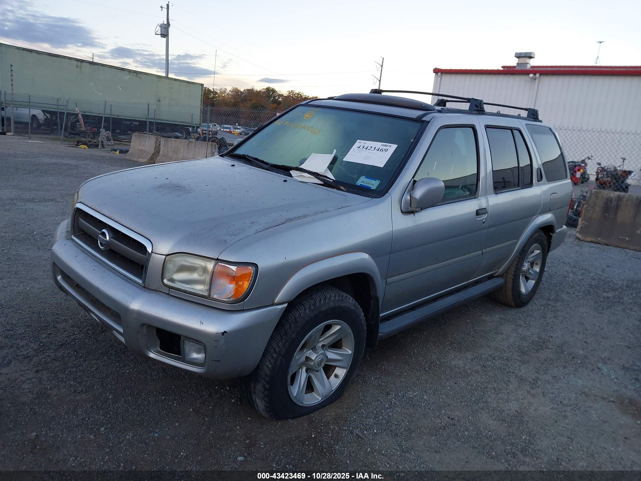 2003 Nissan Pathfinder Le Silver vin: JN8DR09Y63W828348