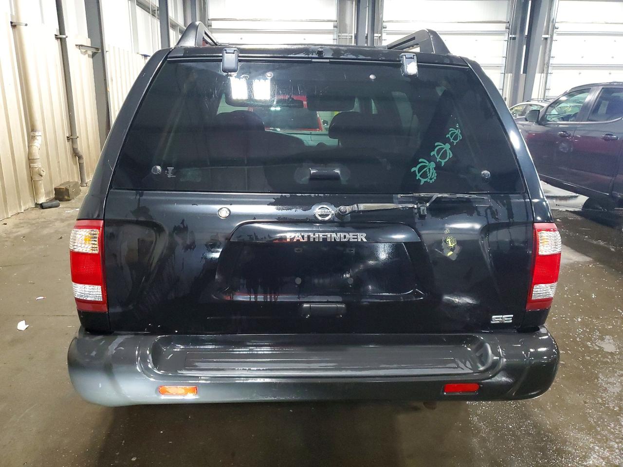 2004 Nissan Pathfinder Se Black vin: JN8DR09Y64W911344